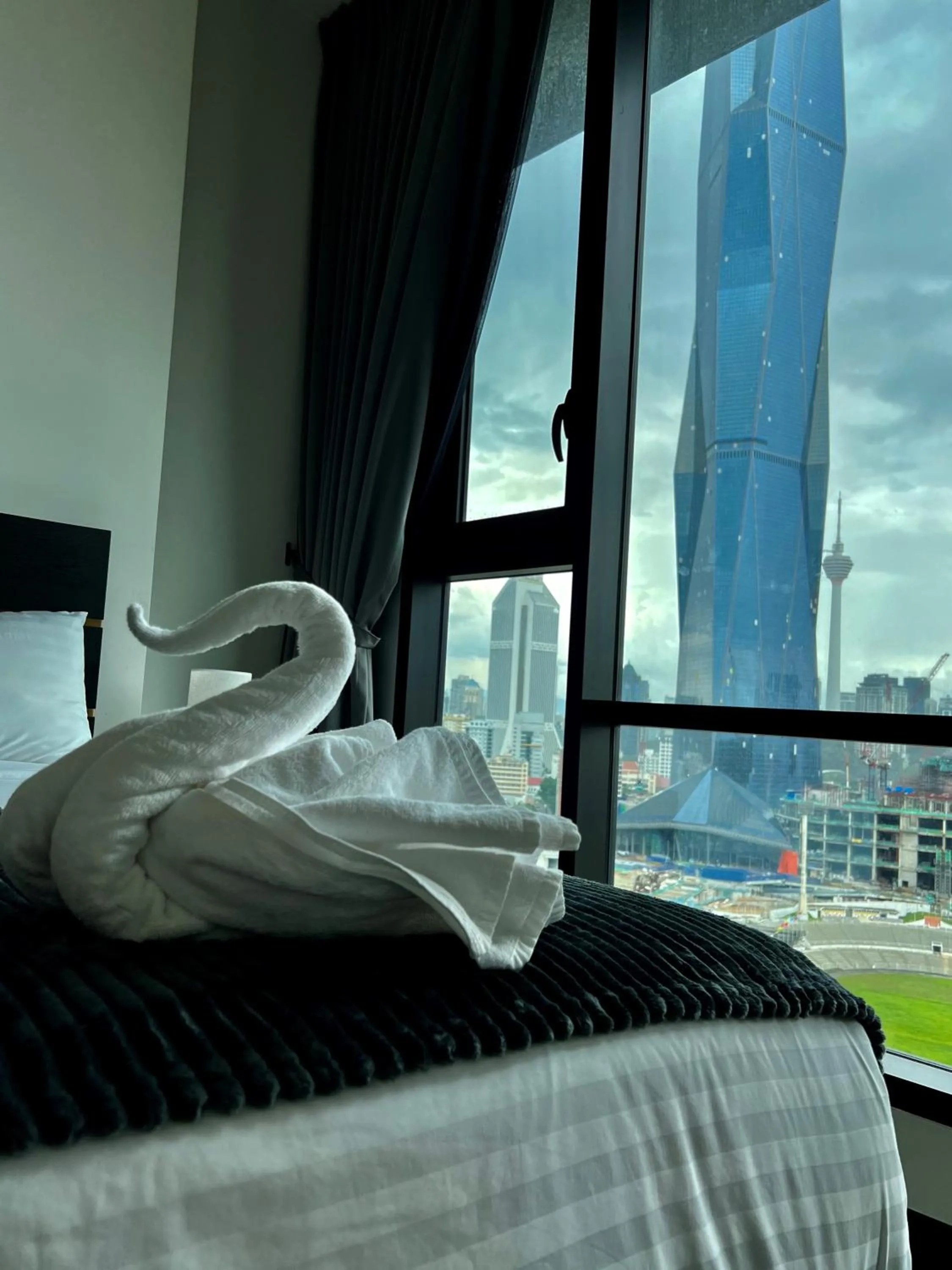 Bedroom, Bed in Opus Residence KL by EUcation Home