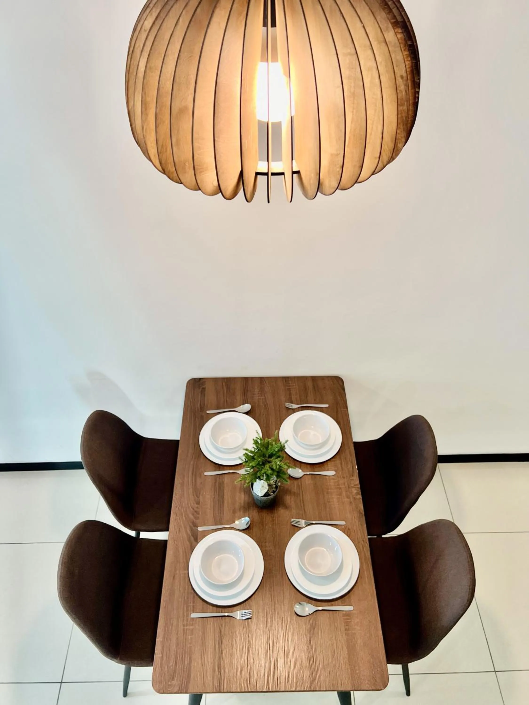 Dining area in Opus Residence KL by EUcation Home