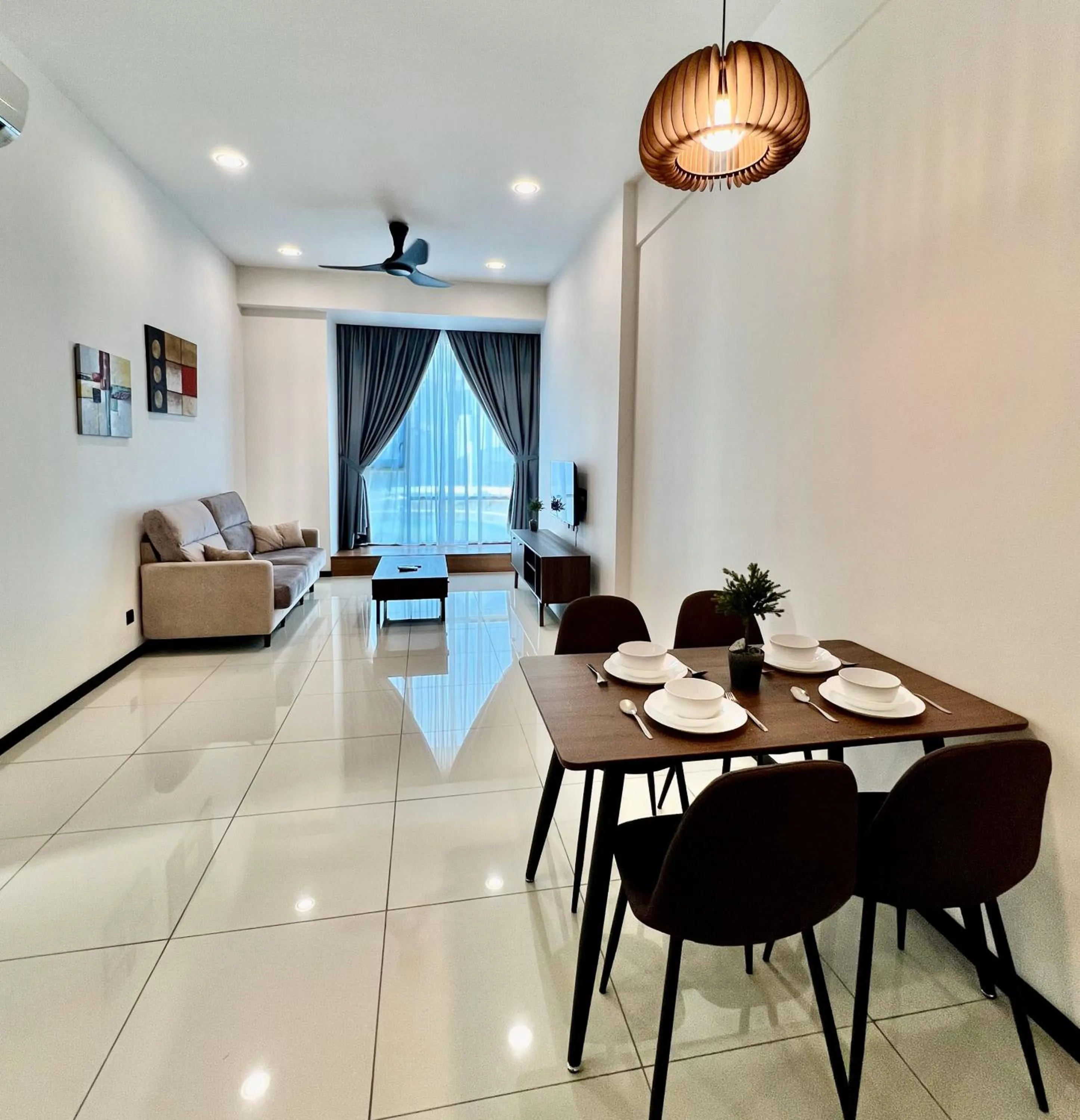 Living room in Opus Residence KL by EUcation Home