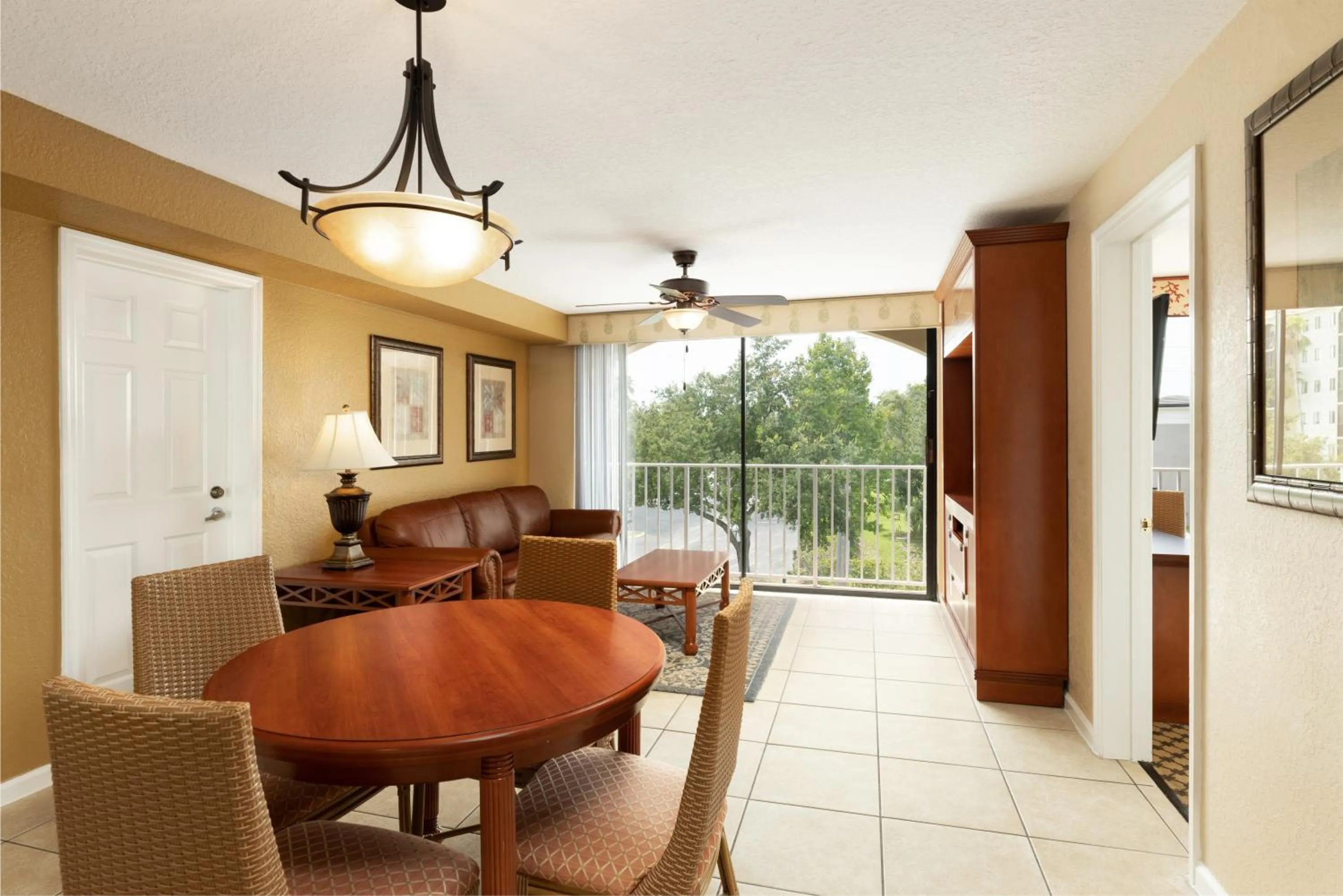 Living room in Westgate Towers Resort