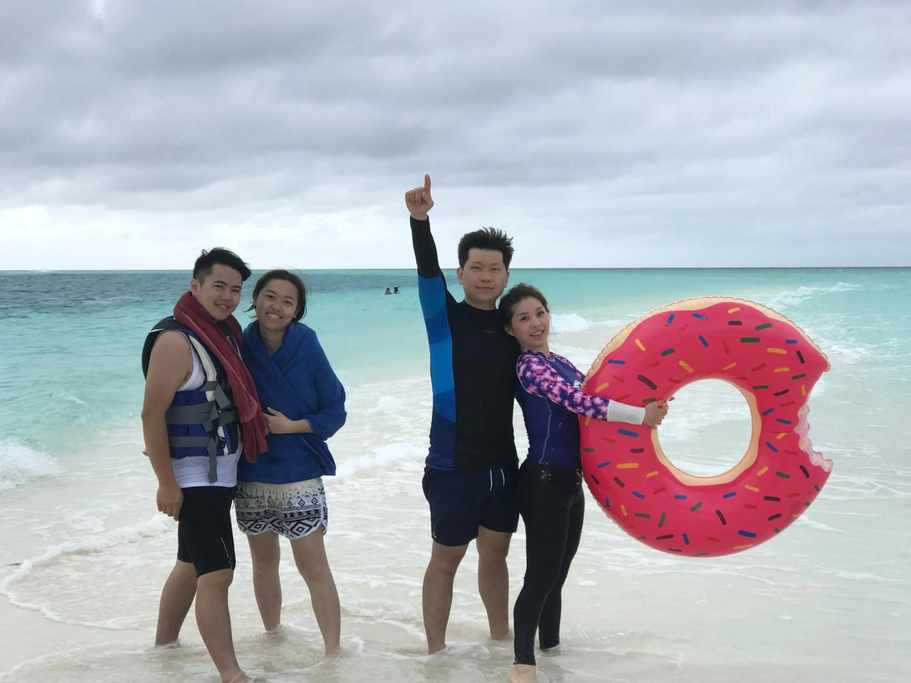 People in Summer Vibes Beach Front