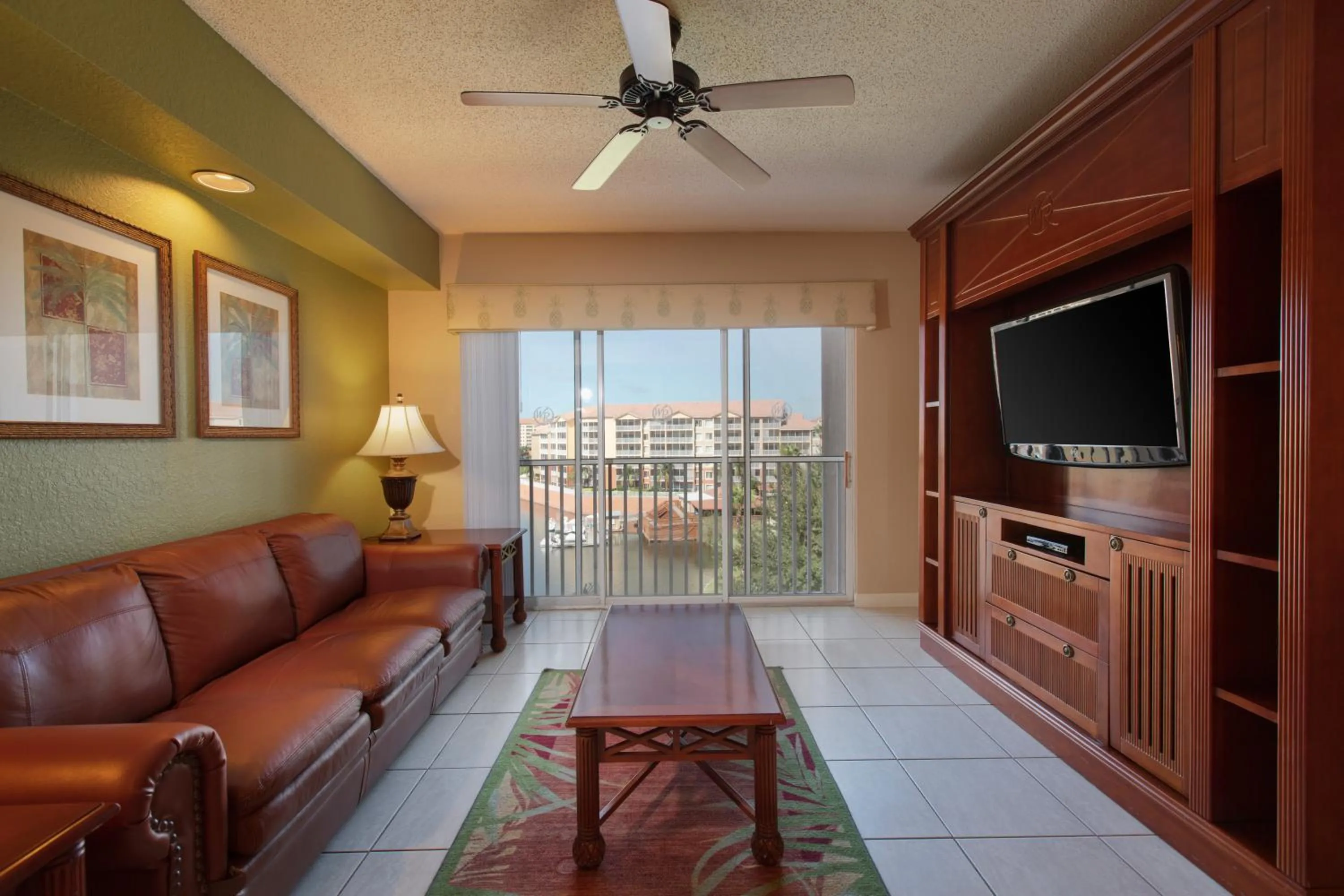 Living room in Westgate Town Center Resort