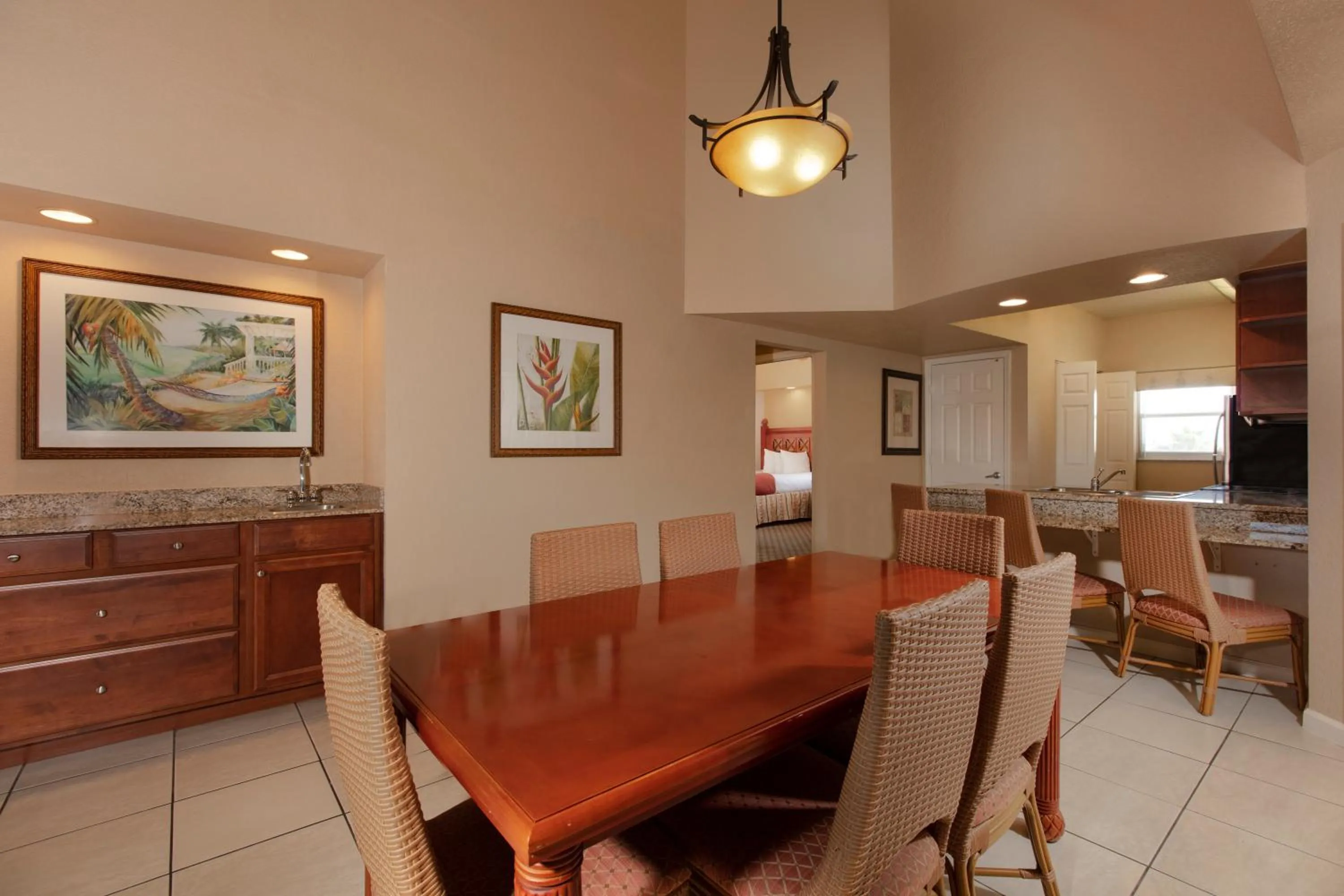 Dining area in Westgate Town Center Resort