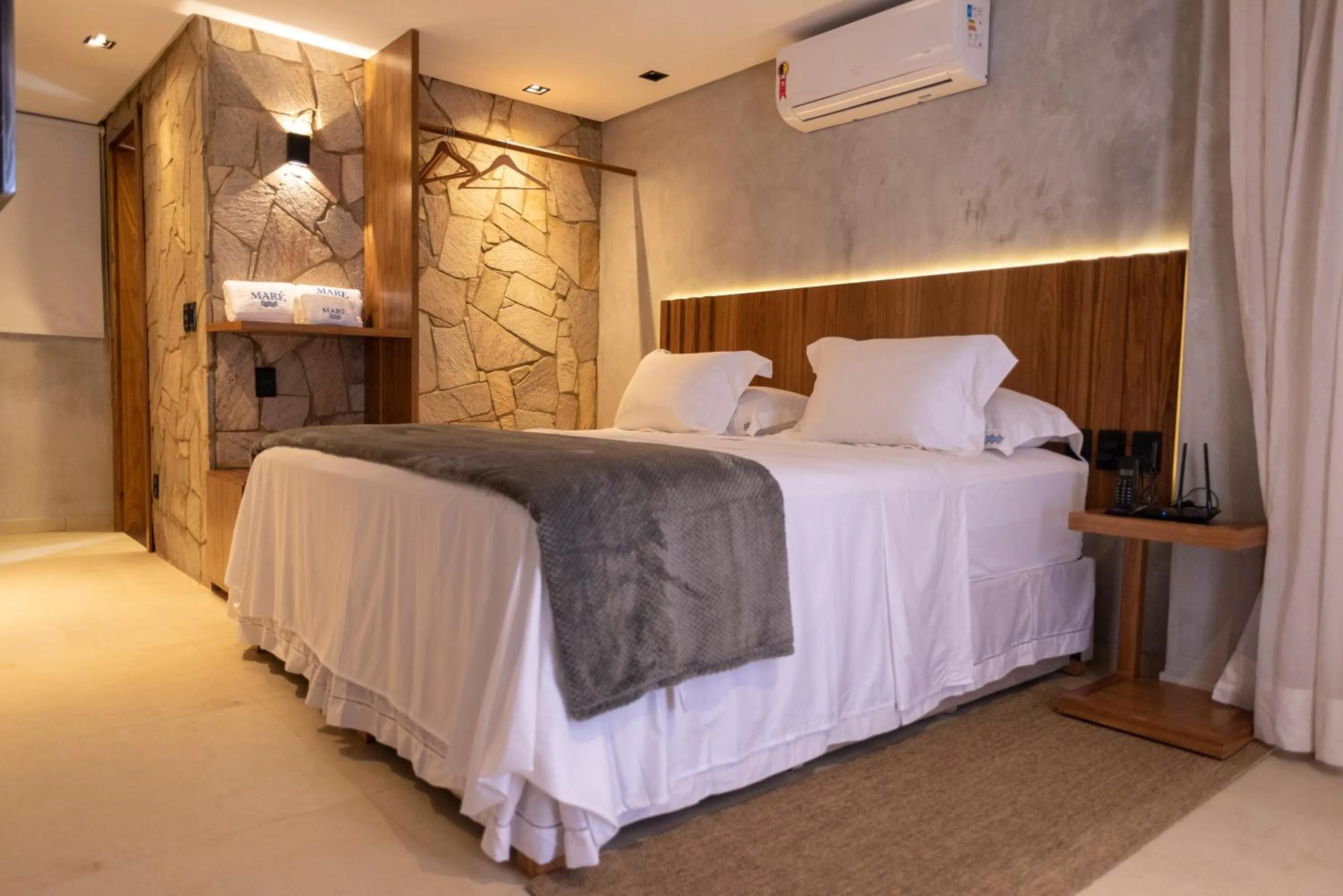 Bed in Maré Loft Praia