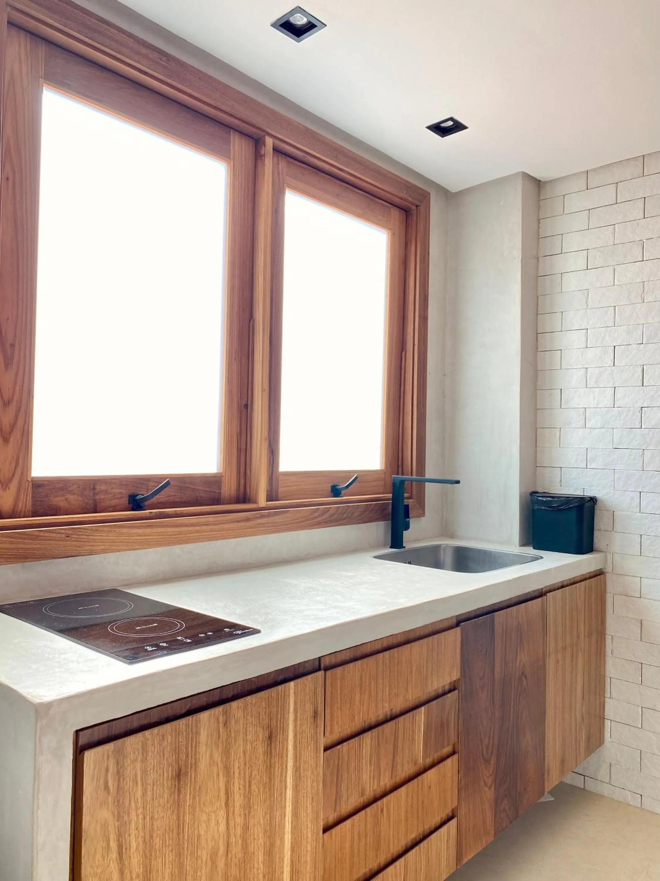 Kitchen or kitchenette in Maré Loft Praia