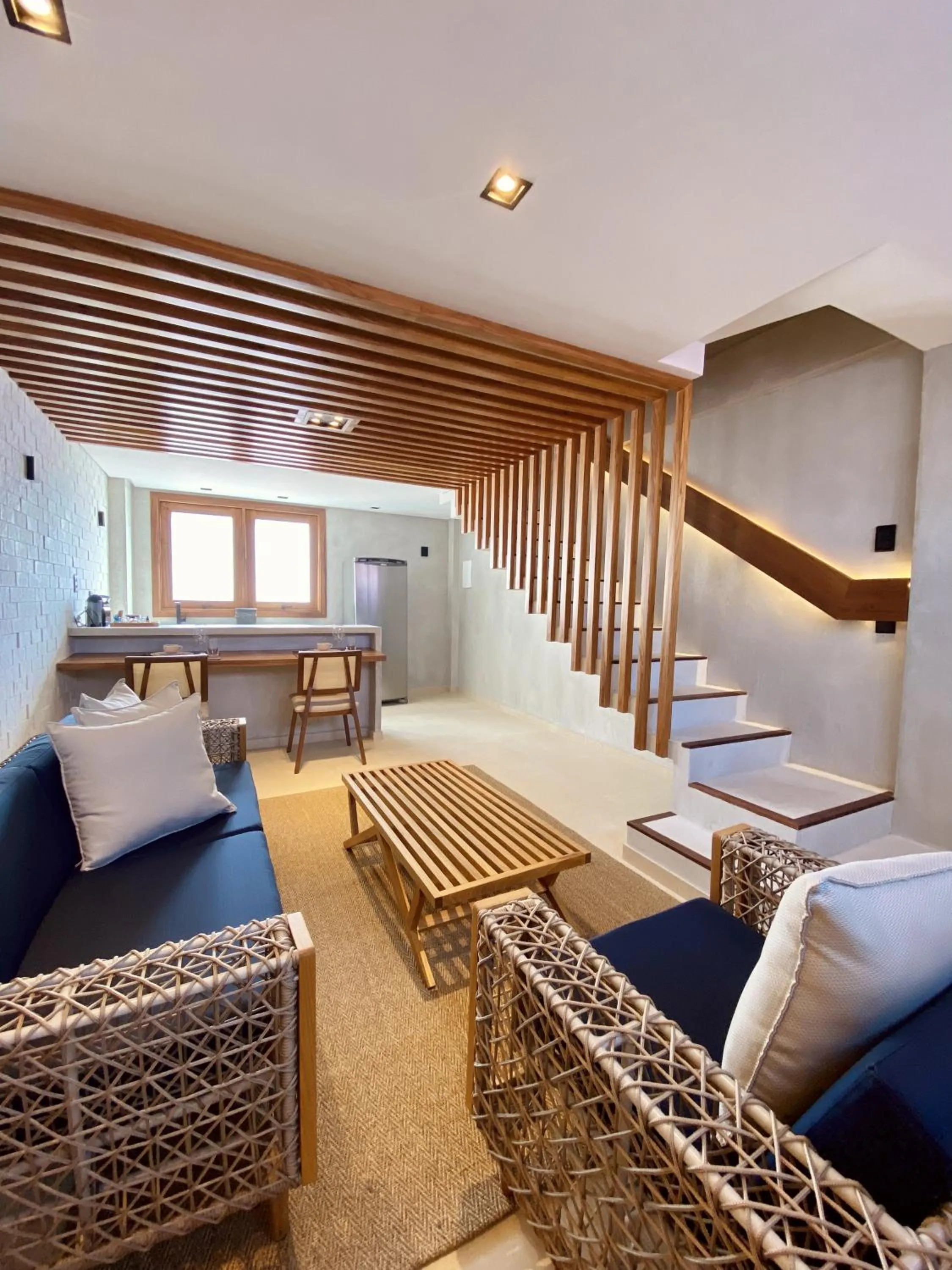 Living room in Maré Loft Praia