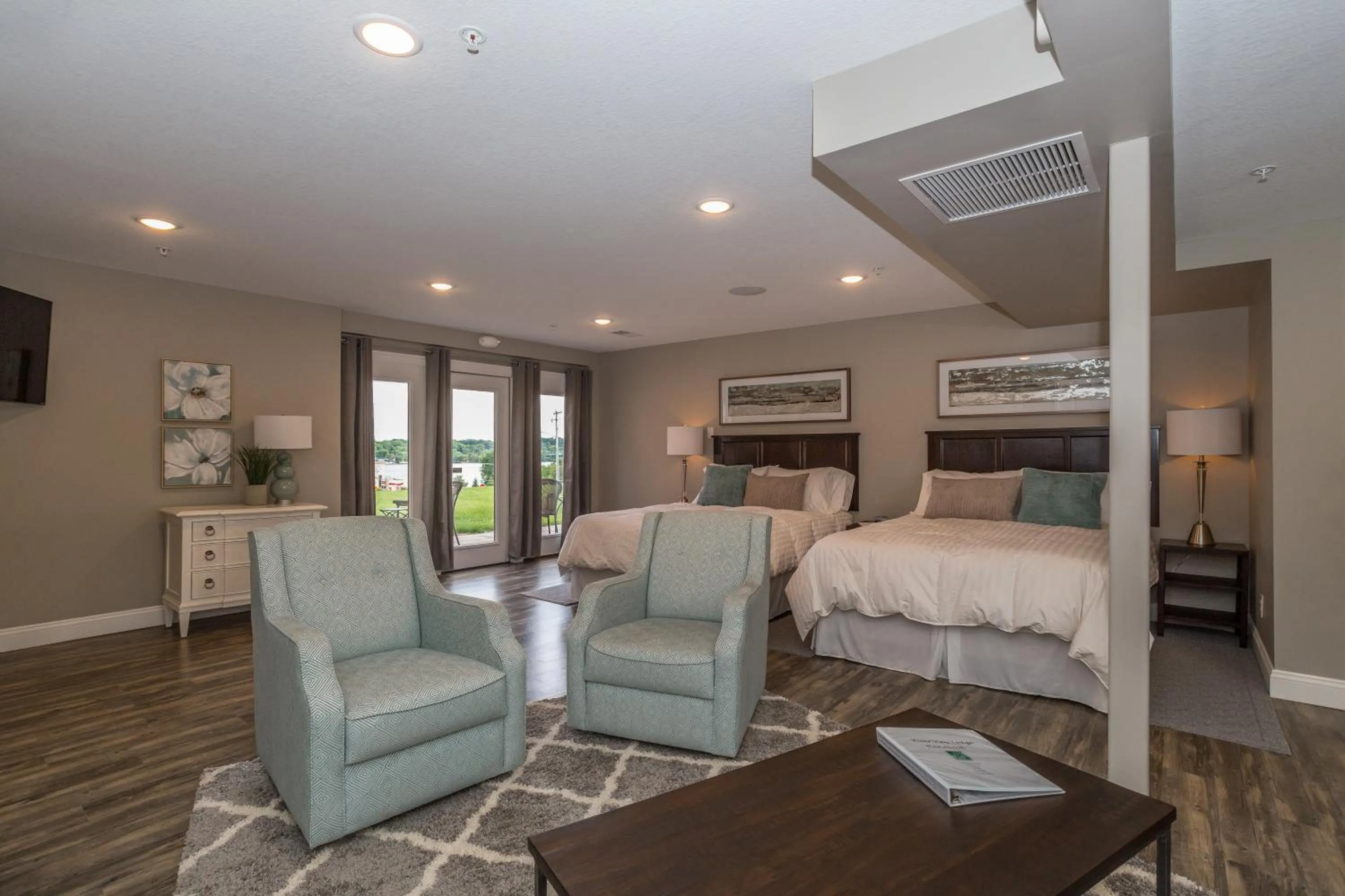 Patio in River View Lodge