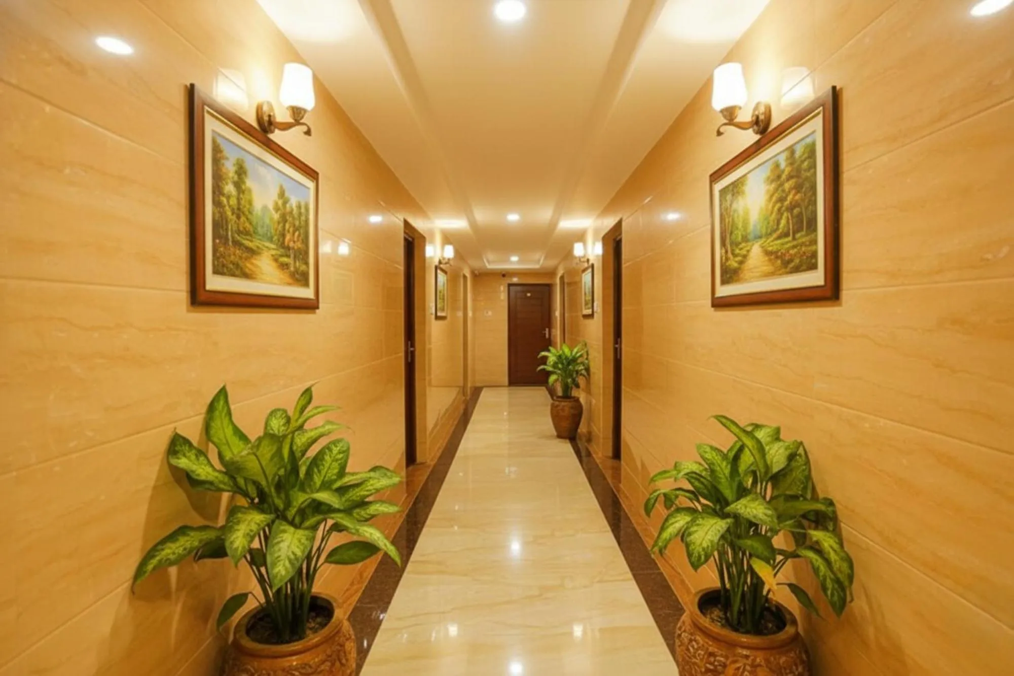 Lobby or reception in FabExpress Arunachala Guest House