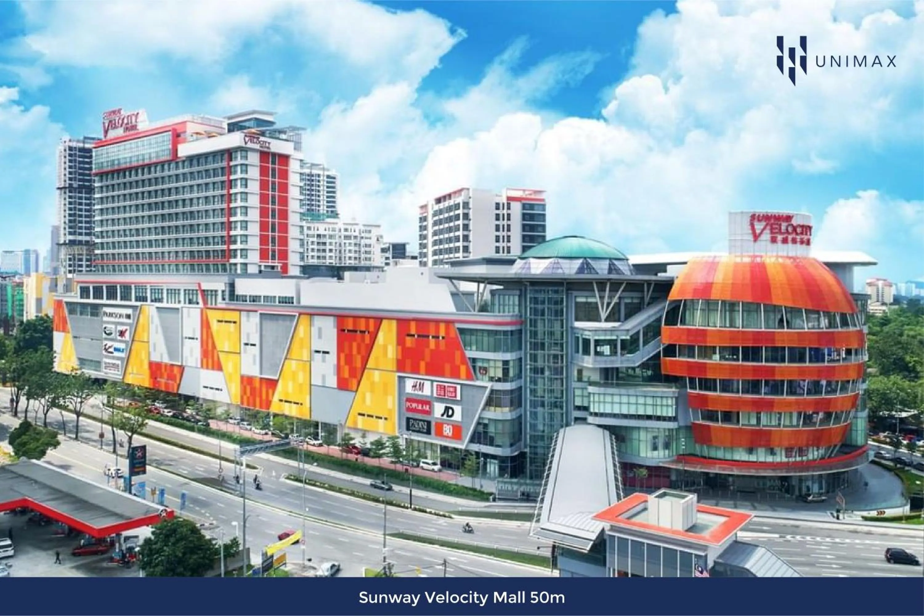 Nearby landmark in UNA Sunway Velocity Kuala Lumpur by Unimax