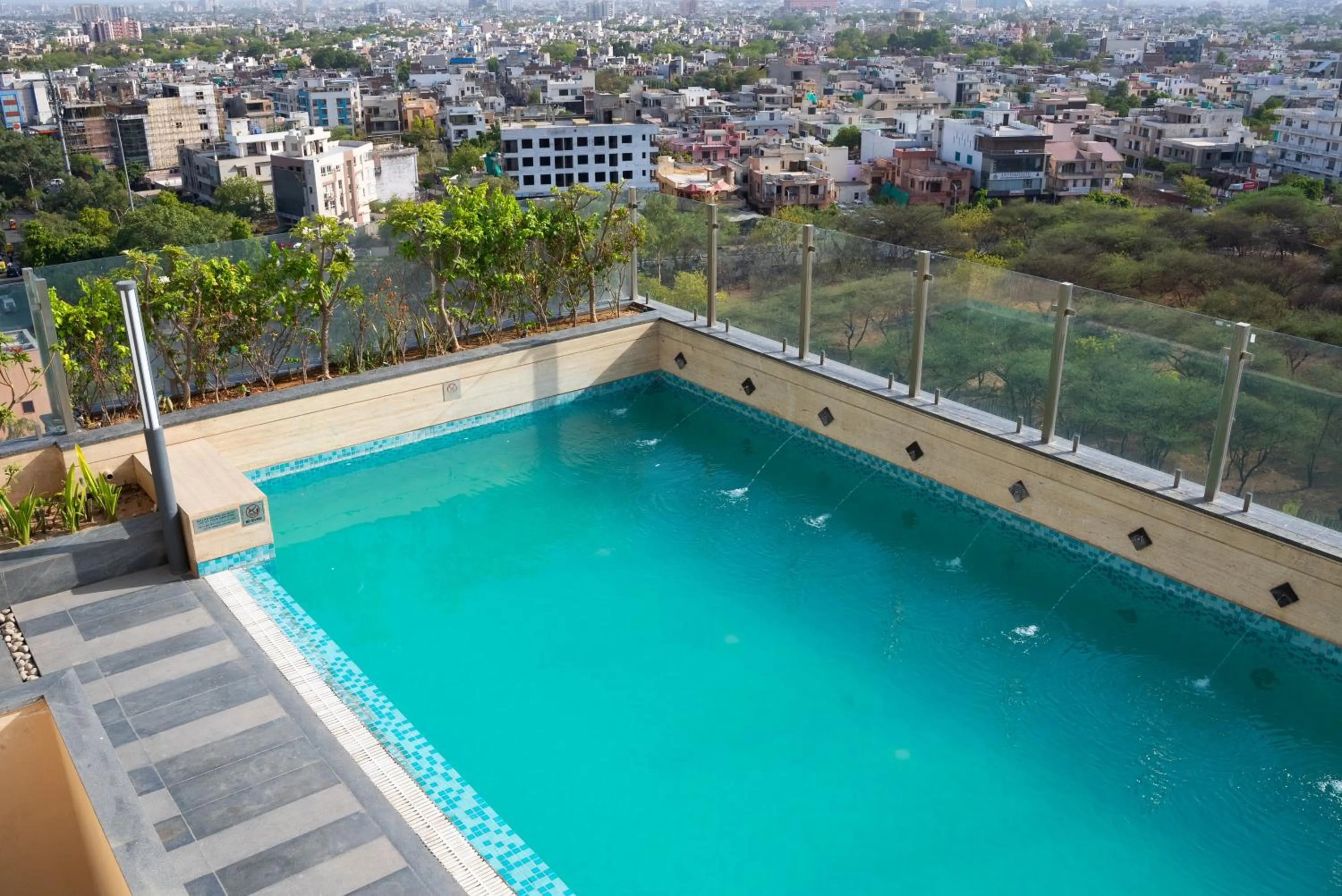 Swimming pool in Hyatt Place Jaipur Malviya Nagar