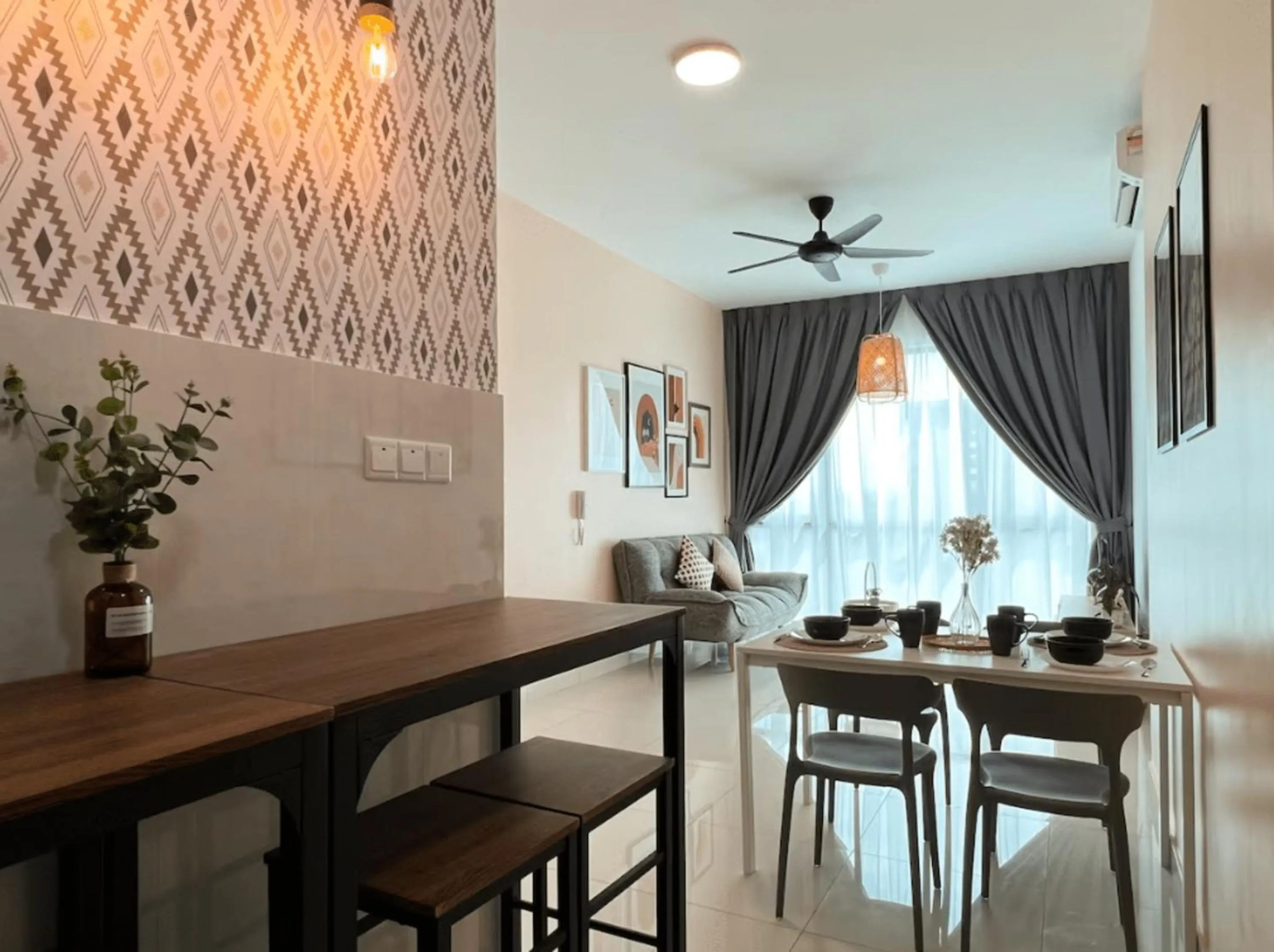 Dining area in Greenfield Residence Bandar Sunway
