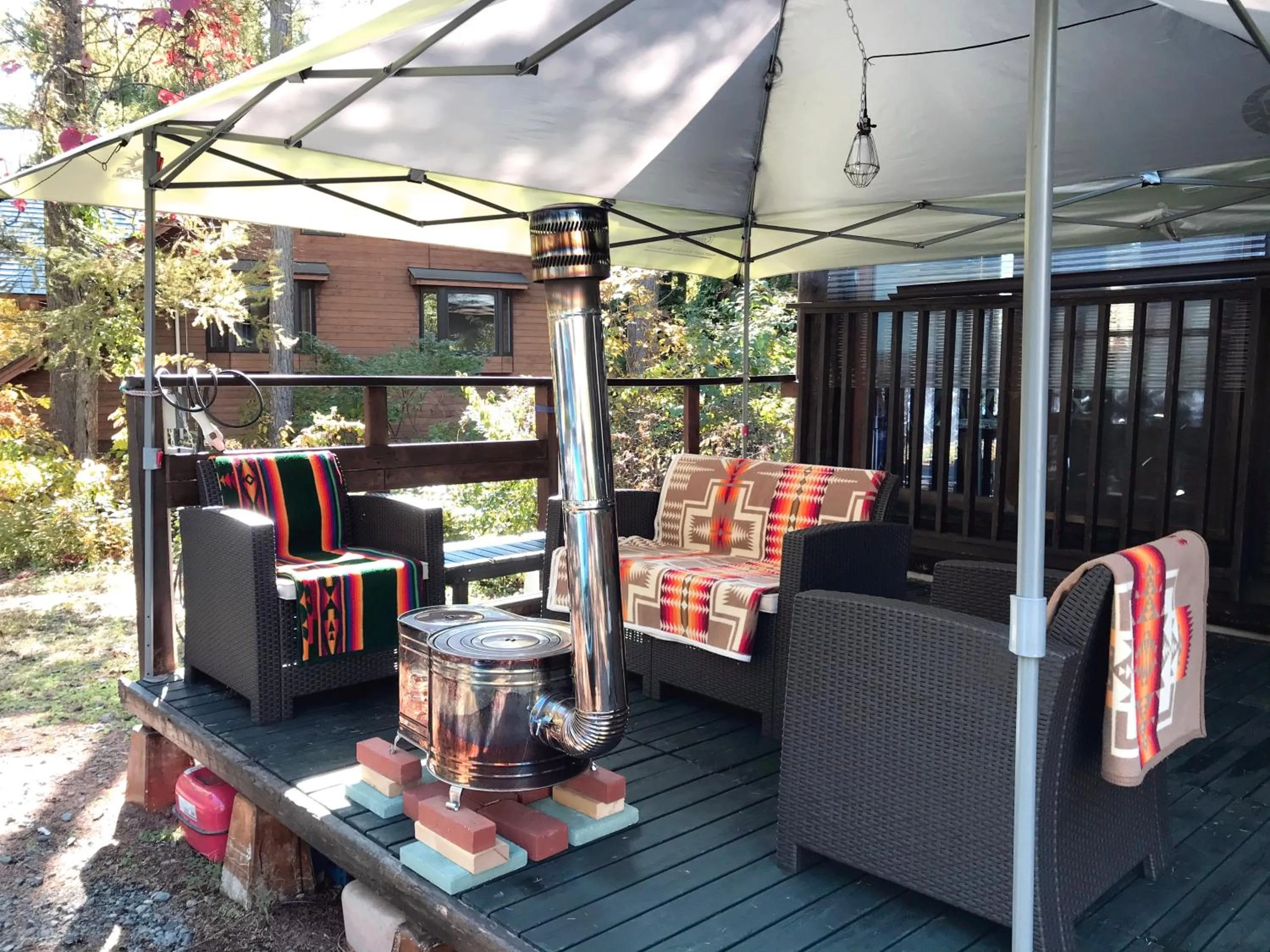 Balcony/Terrace in Petit Hotel Kazekozou