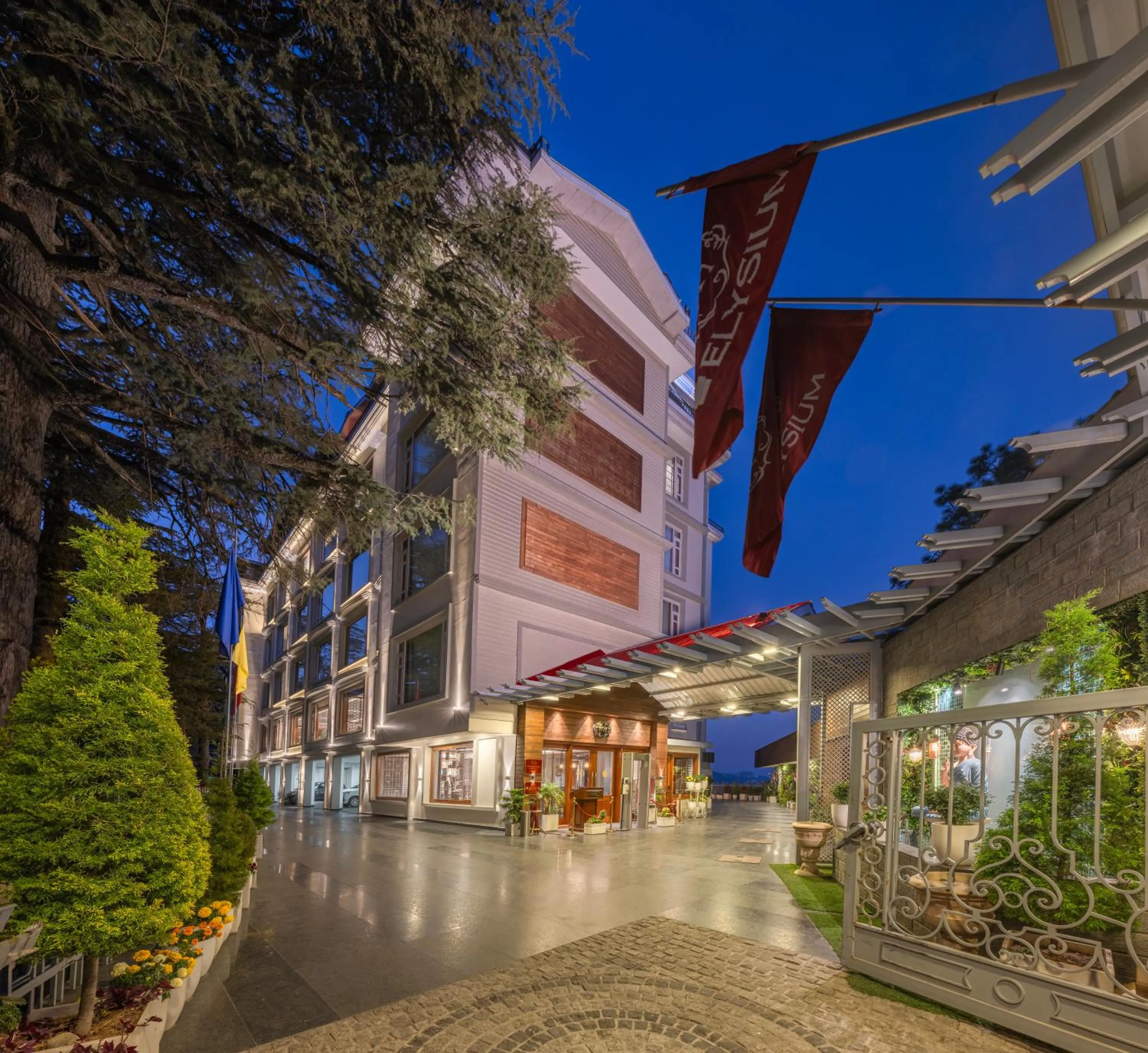 Property building in WelcomHeritage Elysium Resort & Spa