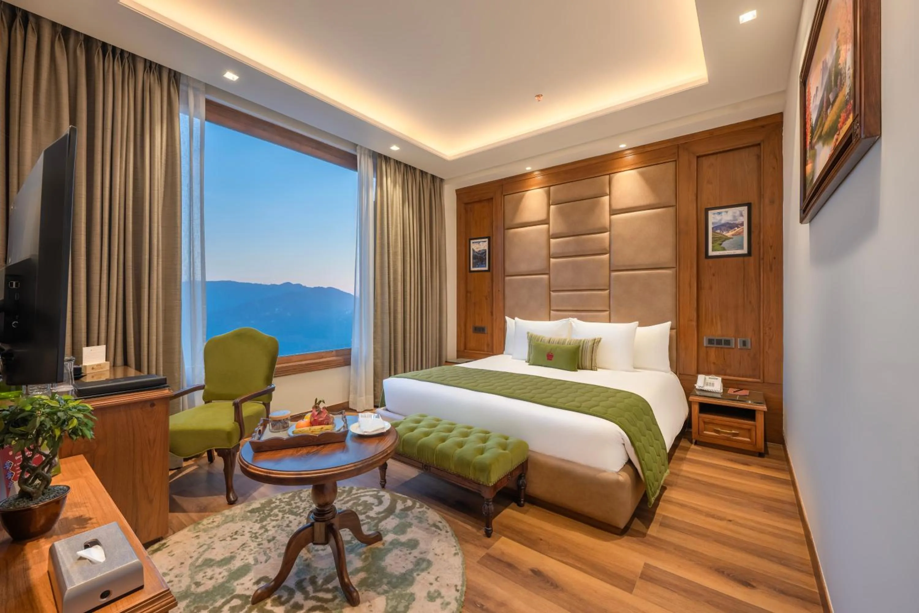 TV and multimedia, Bed in WelcomHeritage Elysium Resort & Spa