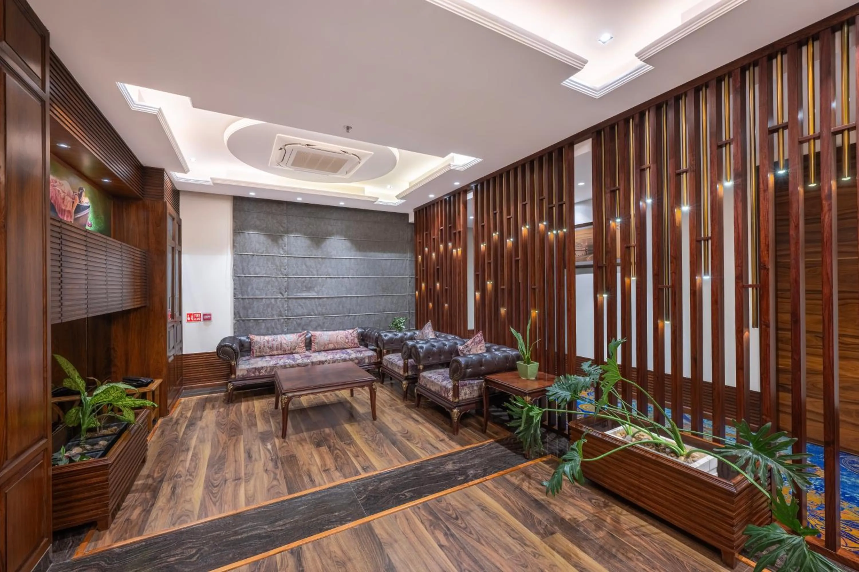 Seating area in WelcomHeritage Elysium Resort & Spa