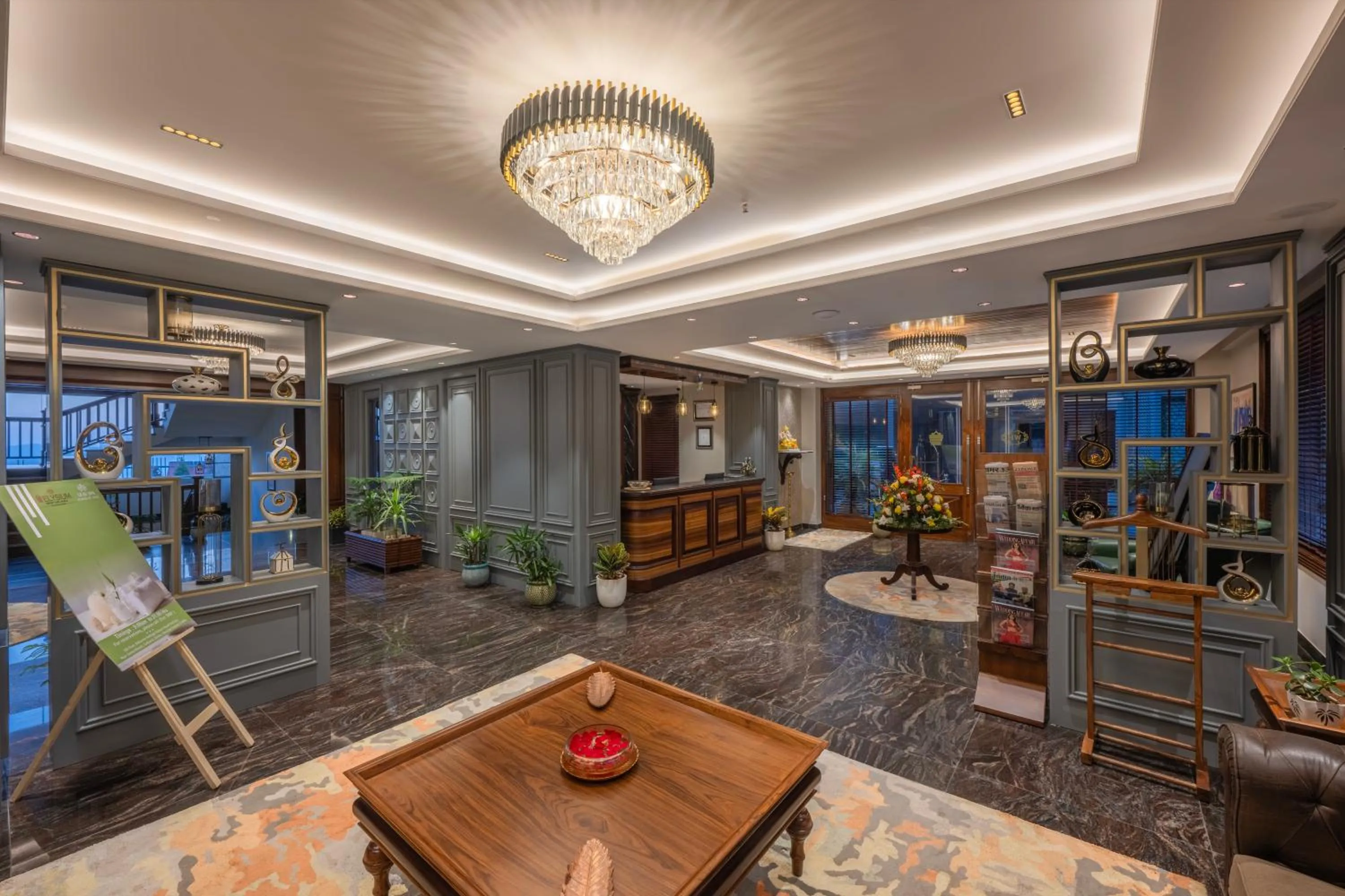 Lobby or reception in WelcomHeritage Elysium Resort & Spa