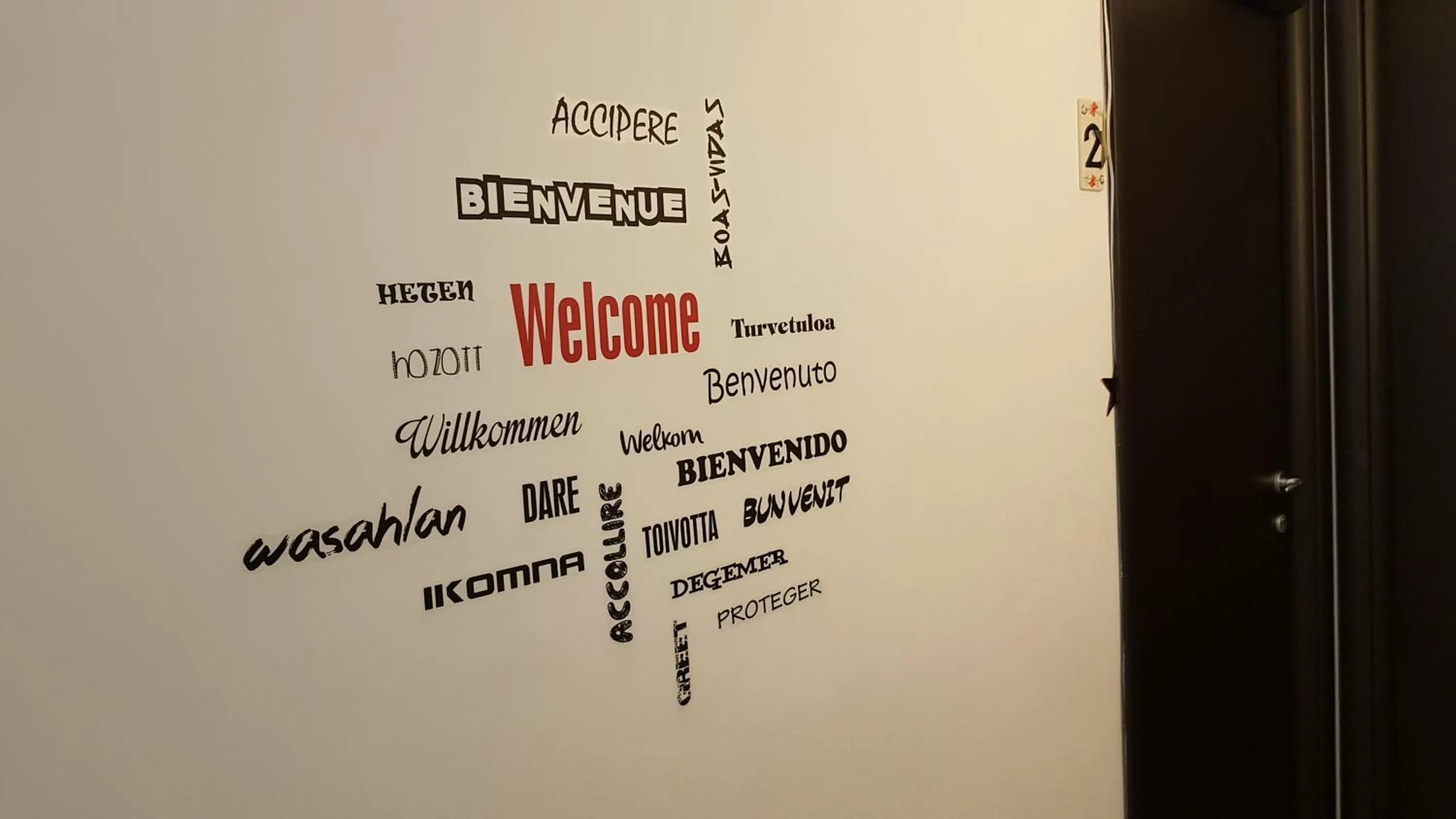 Decorative detail in La Lupa in Trastevere