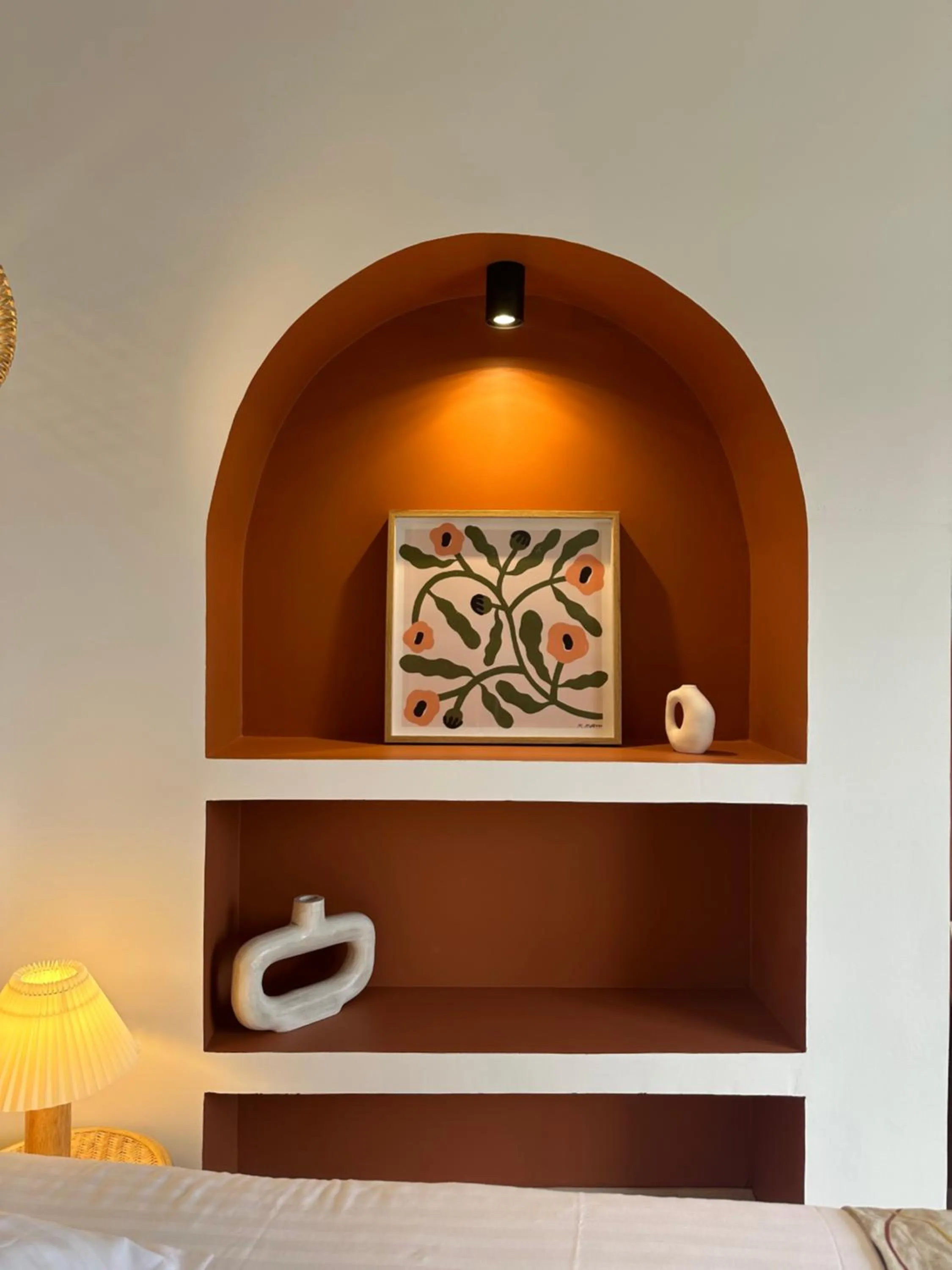 Decorative detail, Bed in Mas des Romarins, The Originals Relais