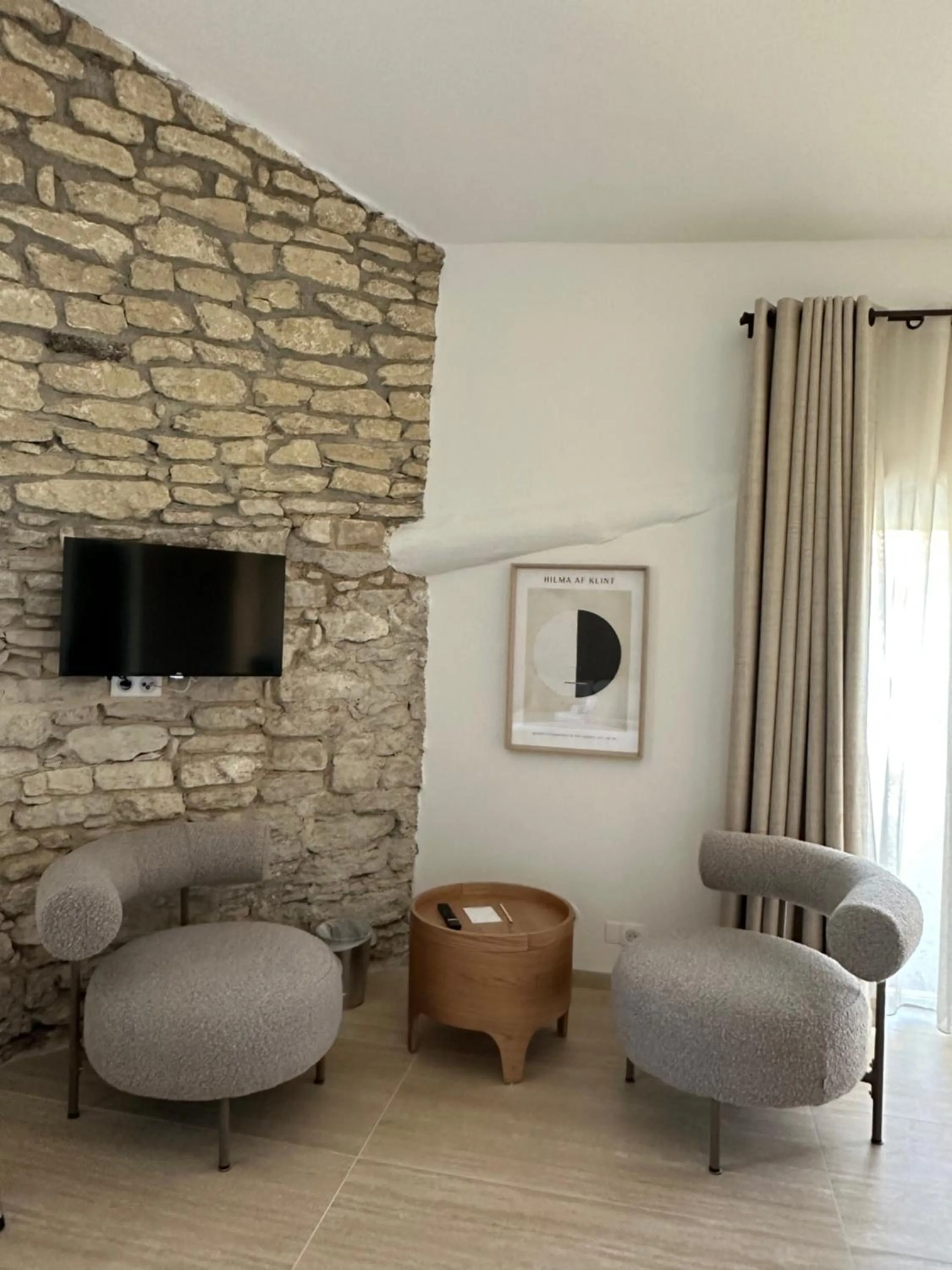 Seating area in Mas des Romarins, The Originals Relais