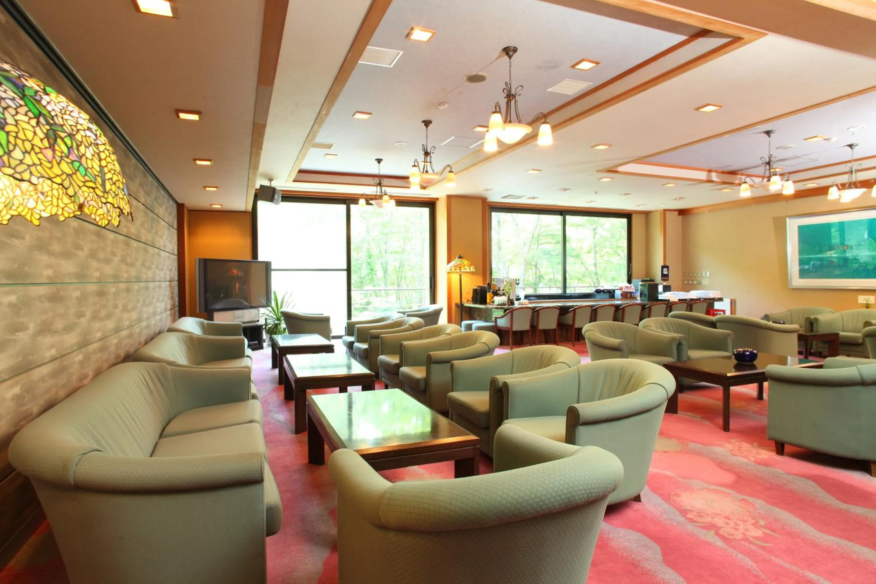 Lobby or reception in Shirafune Grand Hotel
