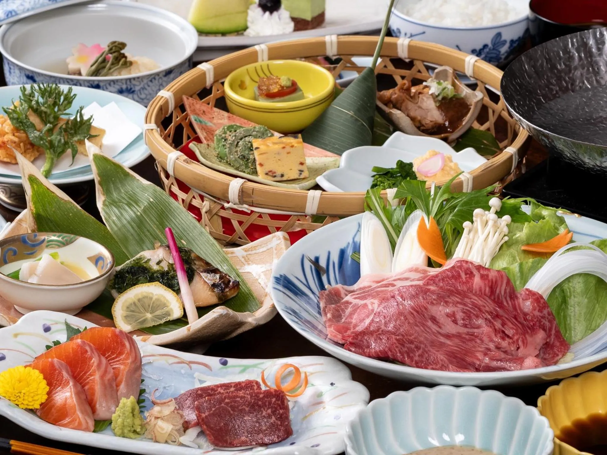 Dinner in Konashi No Yu Sasaya