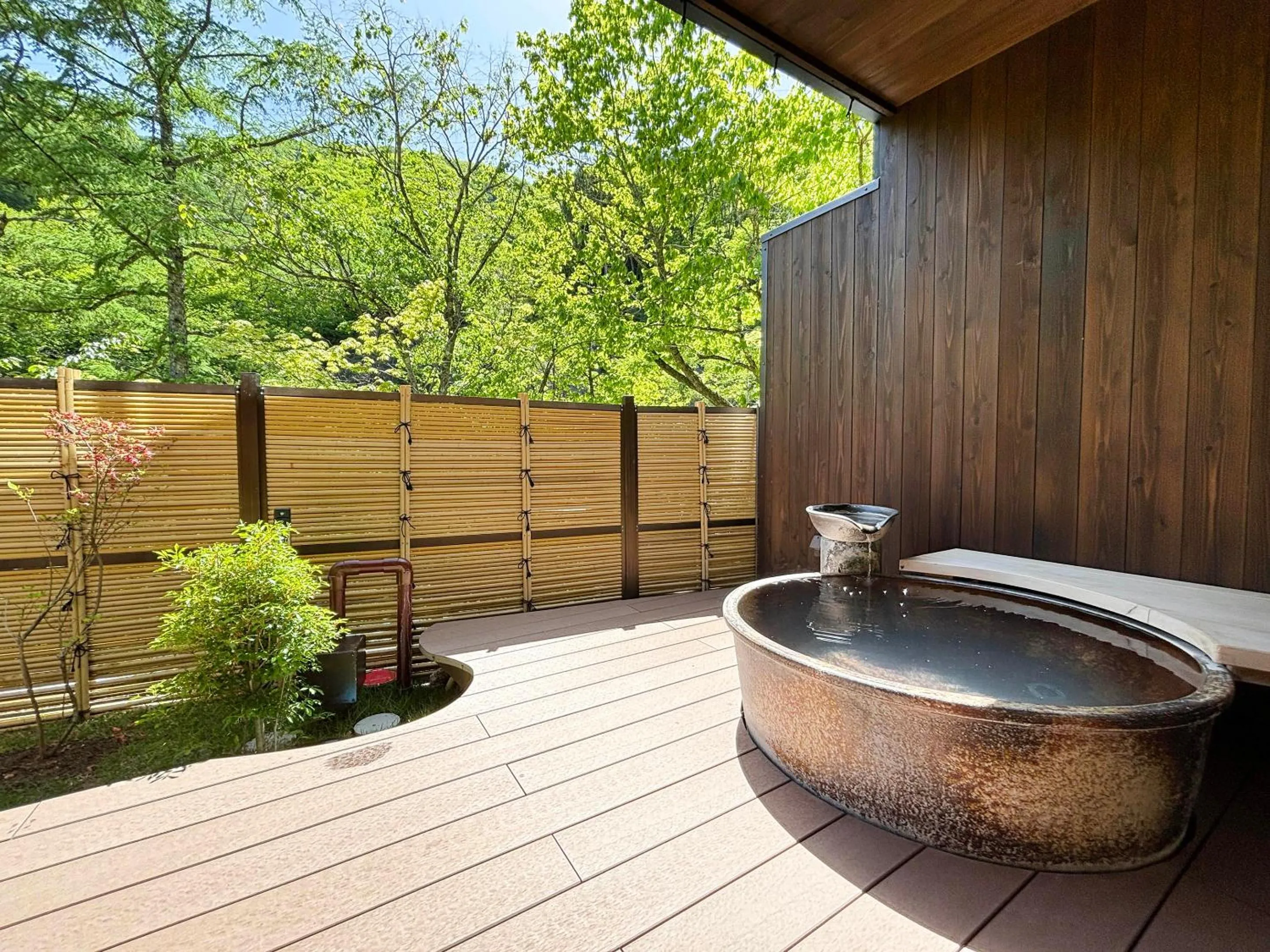 Open Air Bath in Keiryuso Siorie