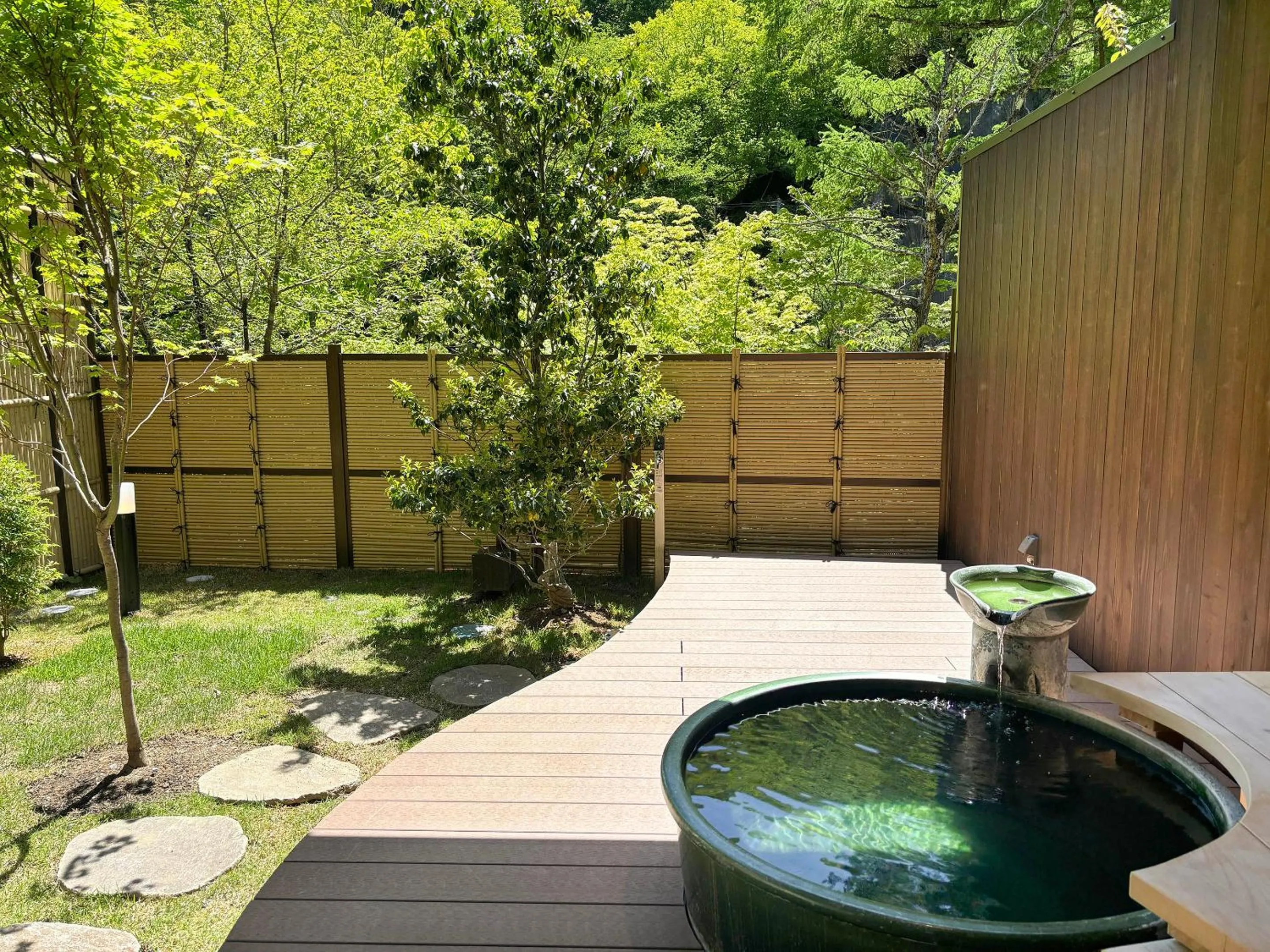 Open Air Bath in Keiryuso Siorie