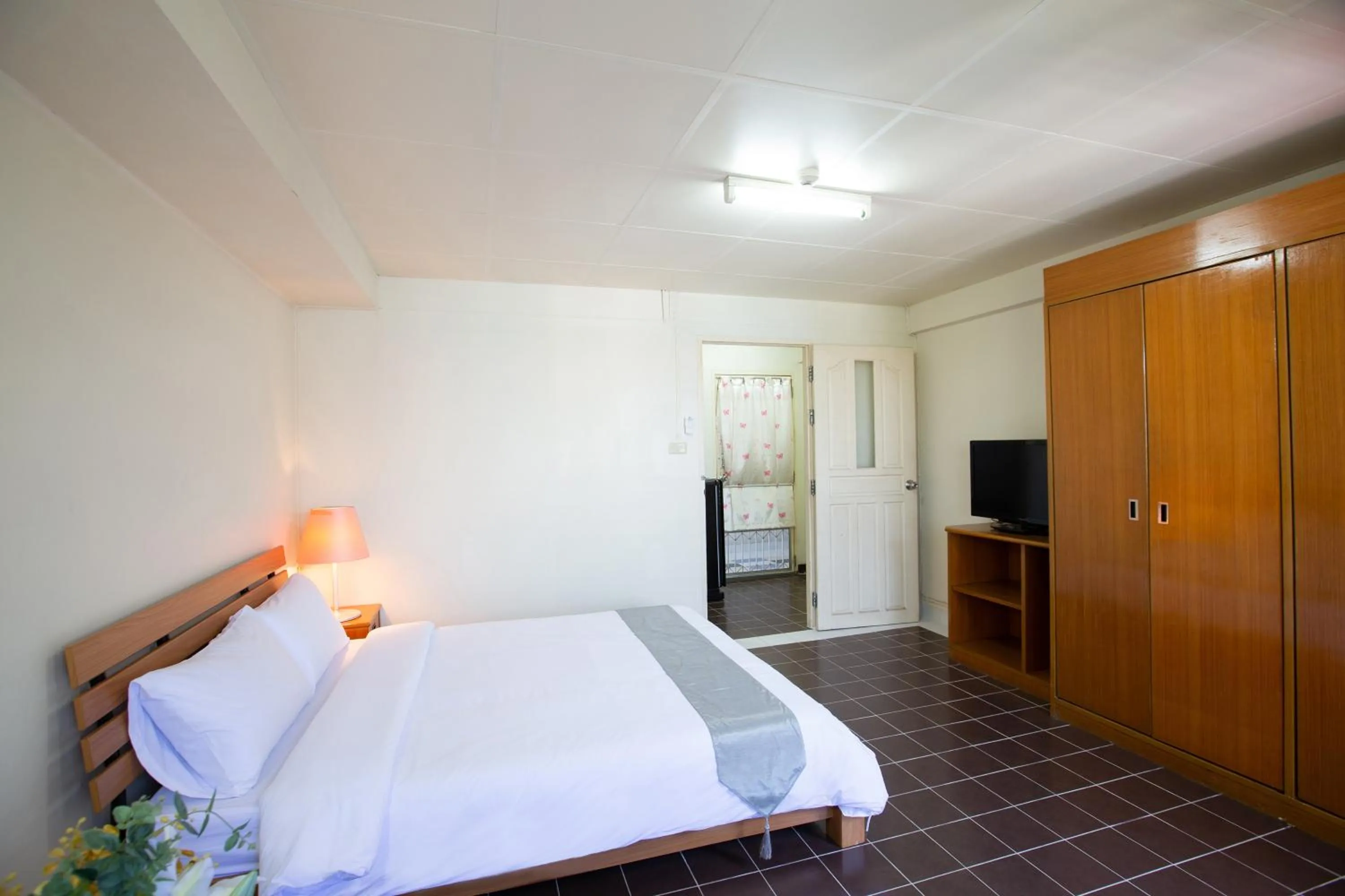 Bed in D haus Ngamwongwan Residence