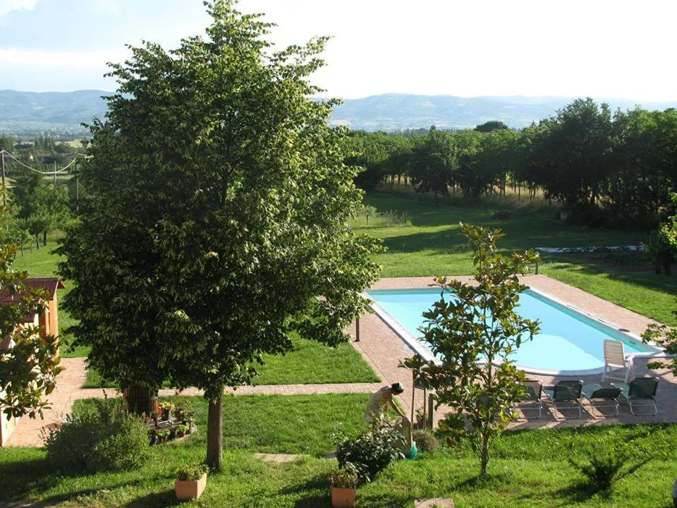 Pool view in La Sorgente Del Subasio ASSISI