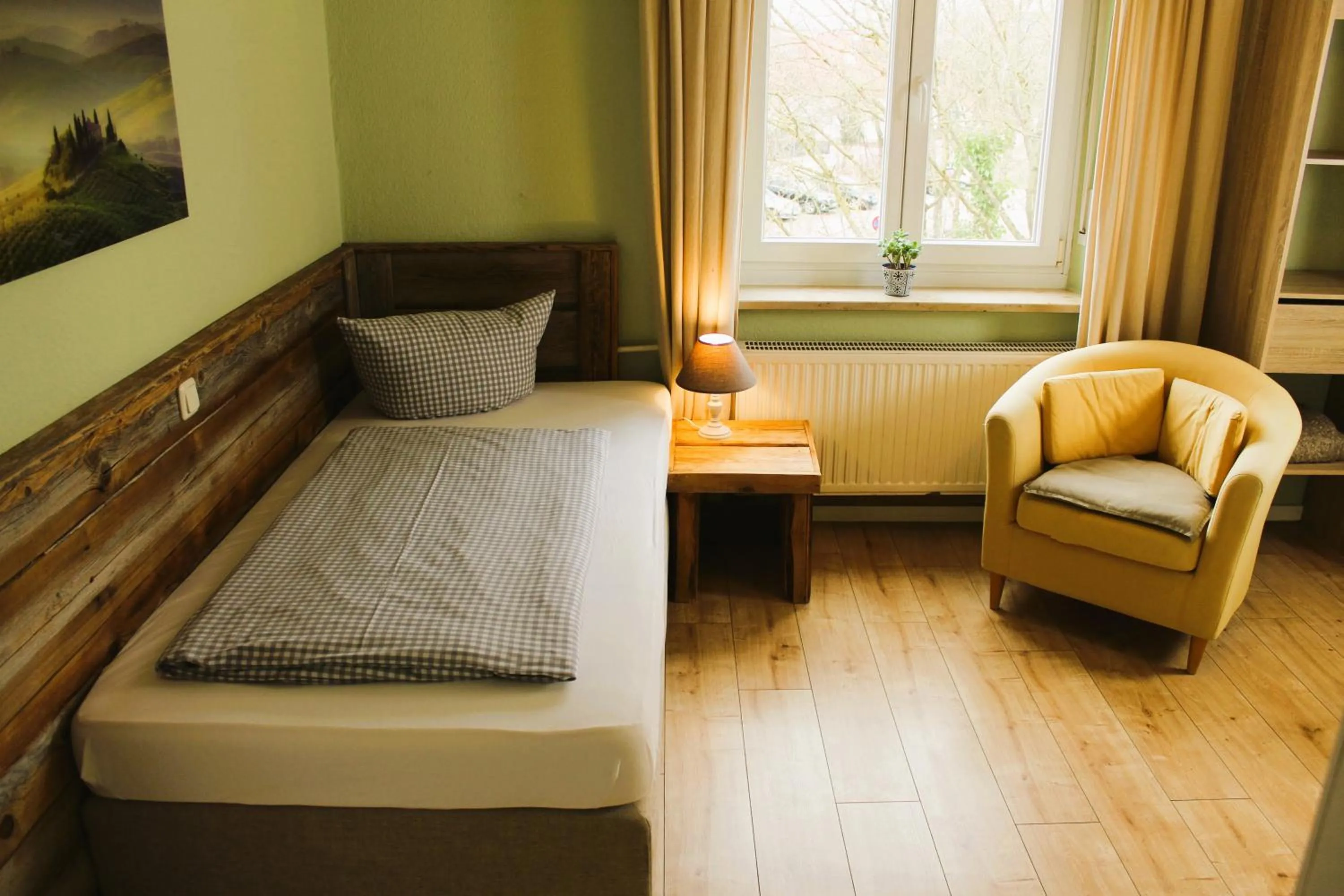 Photo of the whole room, Bed in ARRIVEL Pension Haus am Bach
