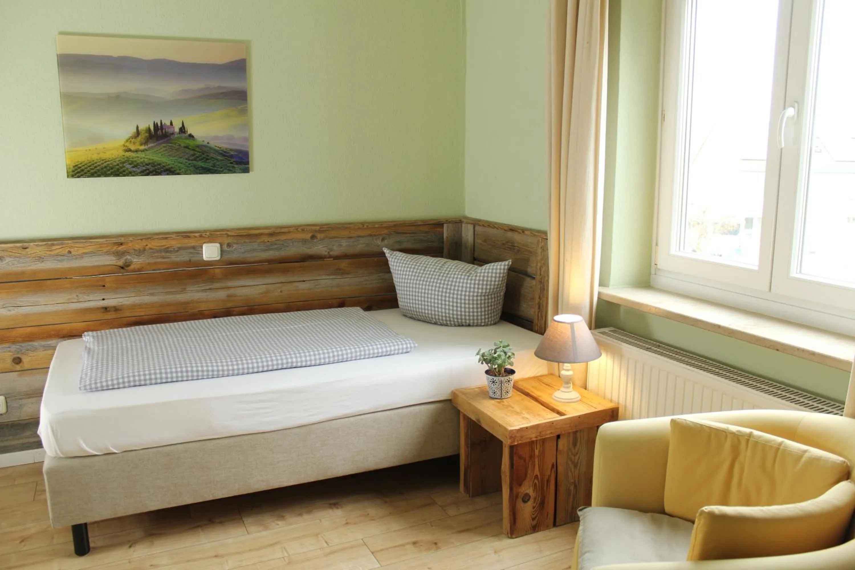 Photo of the whole room, Bed in ARRIVEL Pension Haus am Bach
