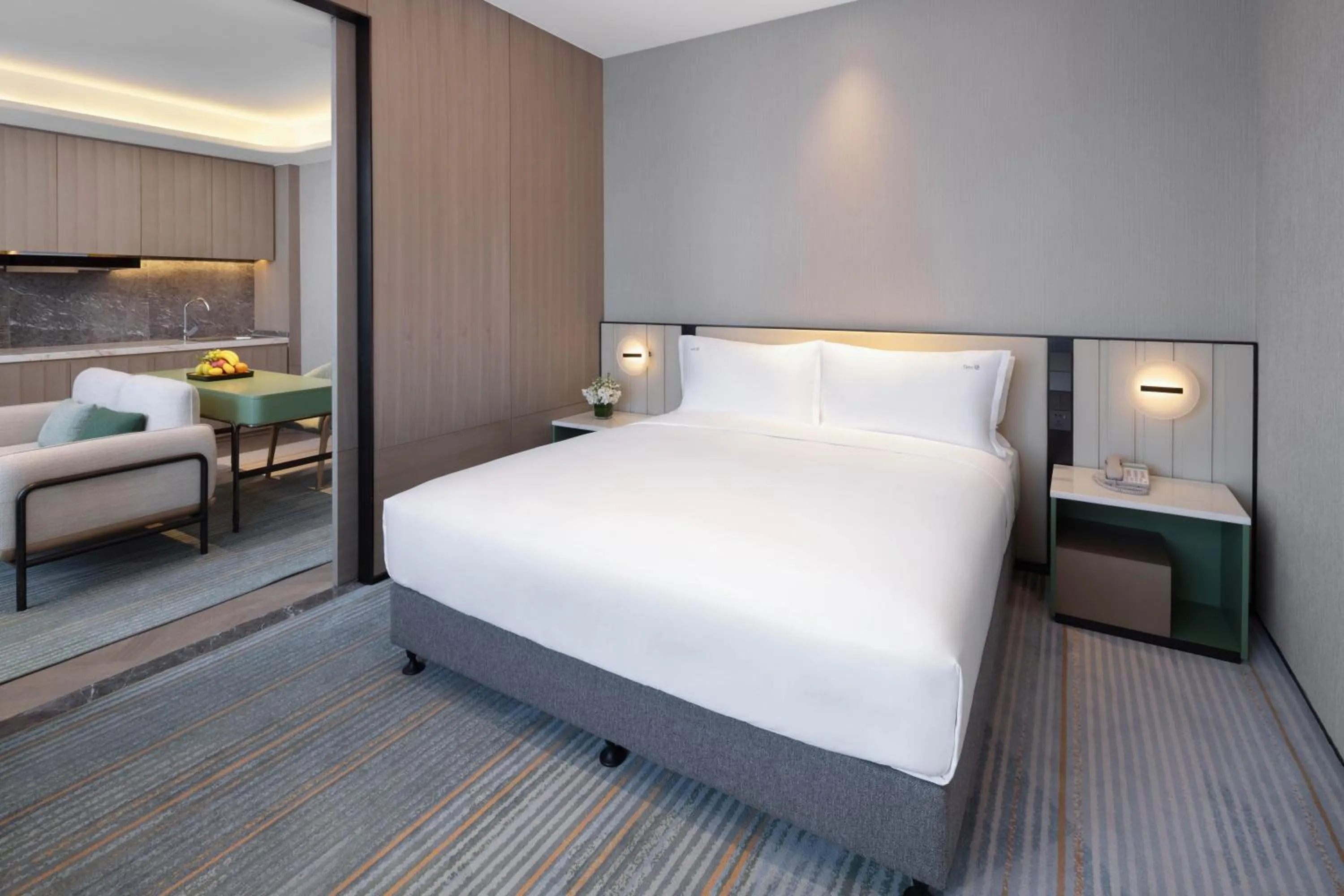 Bedroom, Bed in Holiday Inn & Suites Qingdao Jinshui by IHG
