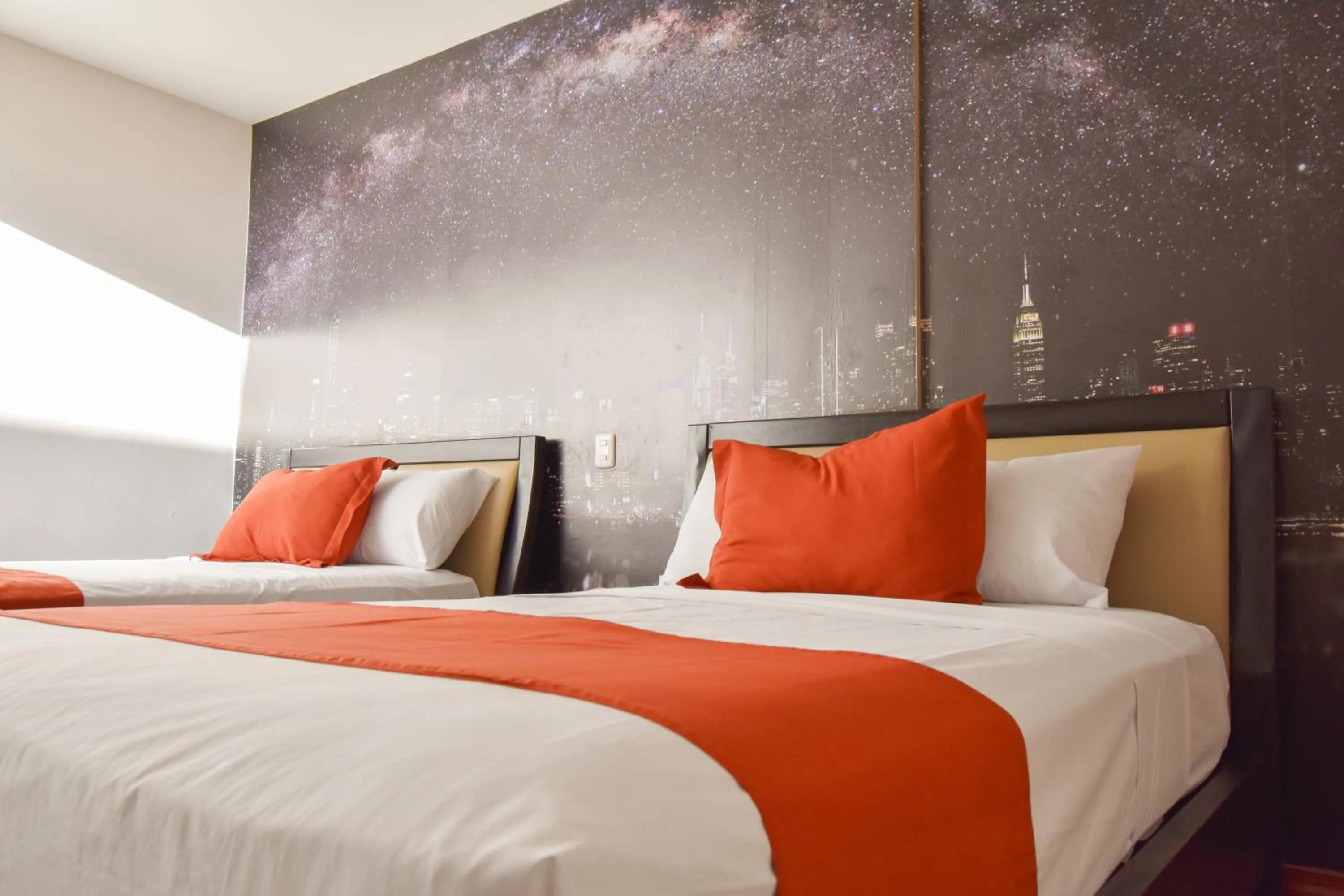 Bed in Hotel Tötem Guadalajara