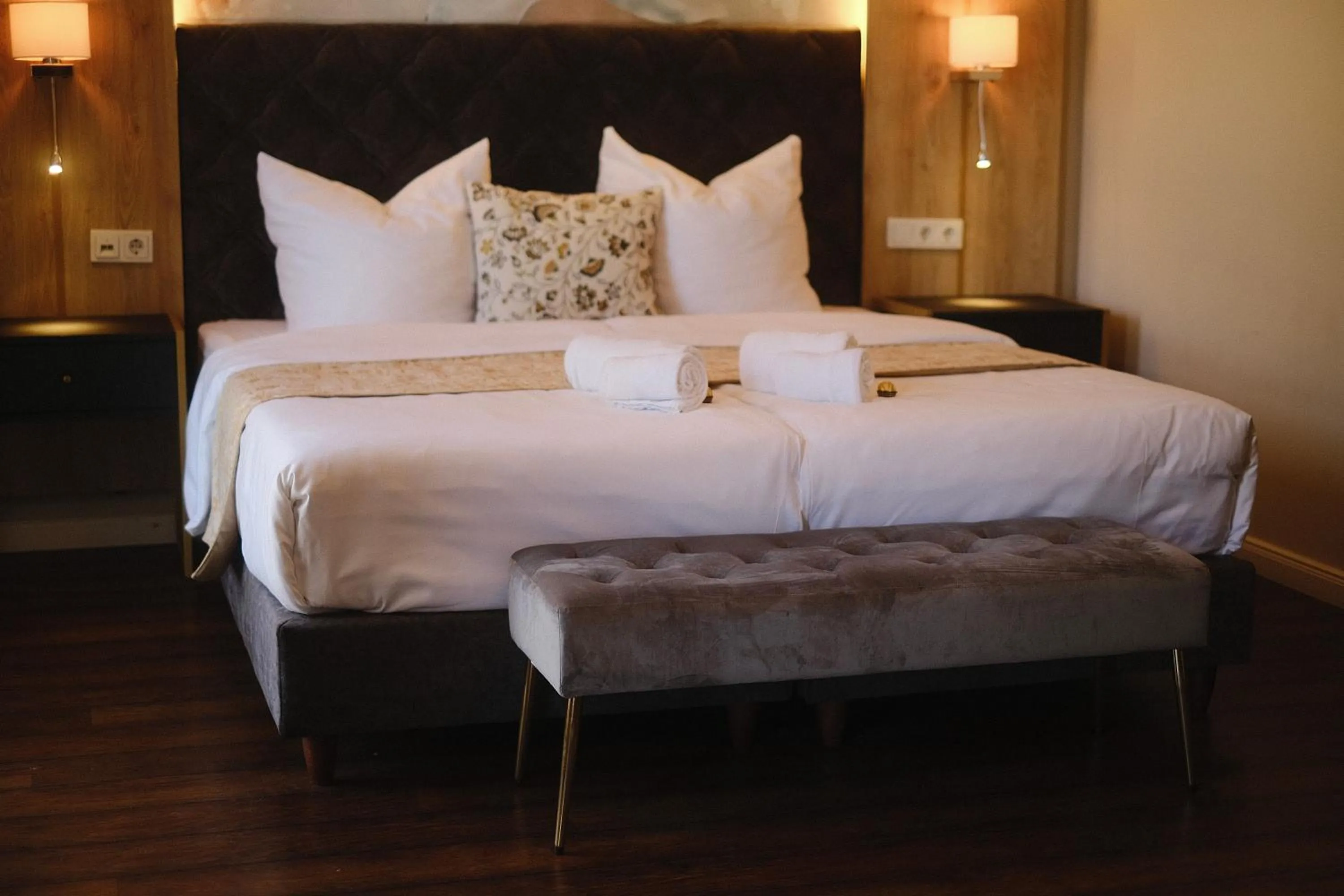 Bed in PARKHOTEL - Rosarium