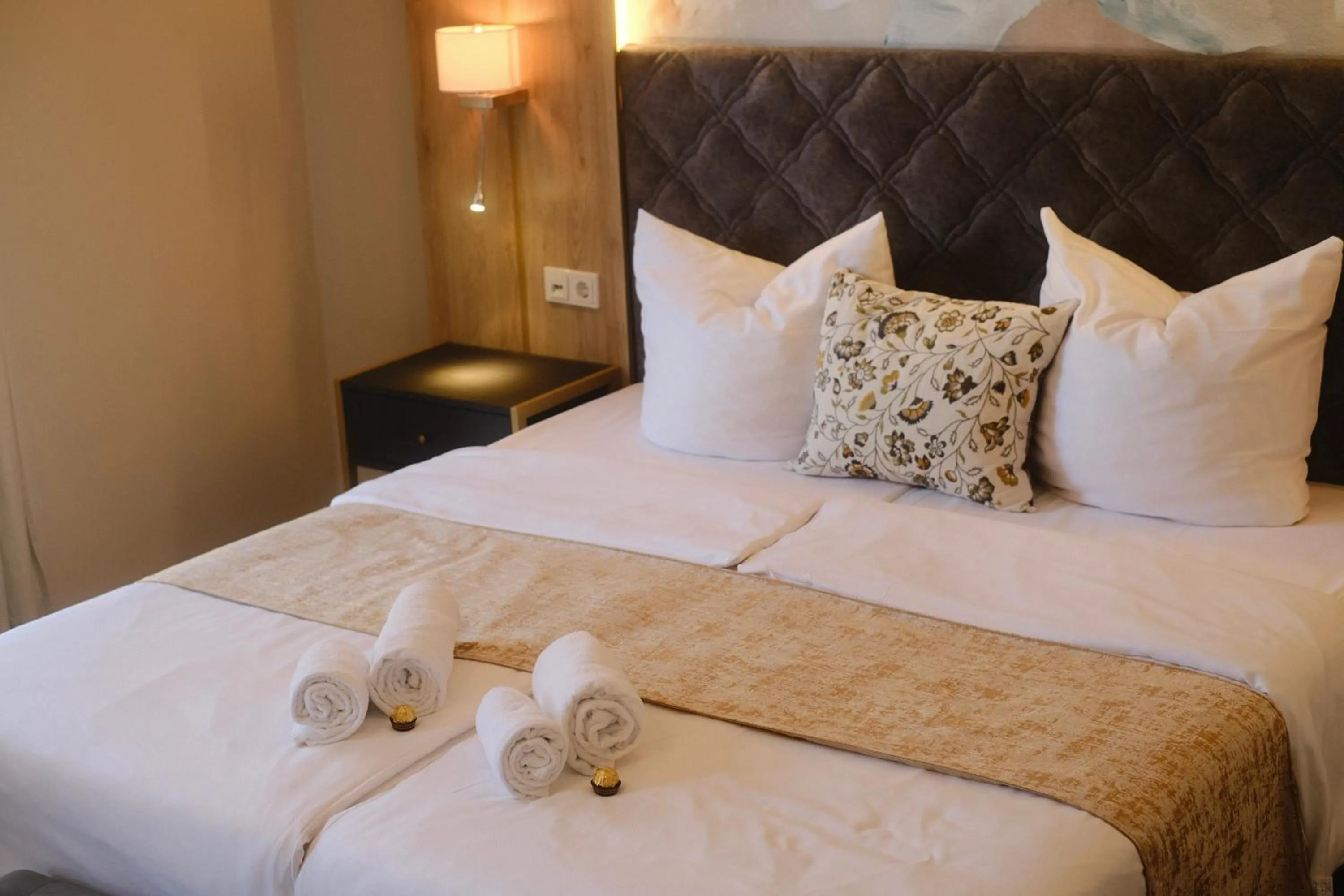 Bed in PARKHOTEL - Rosarium