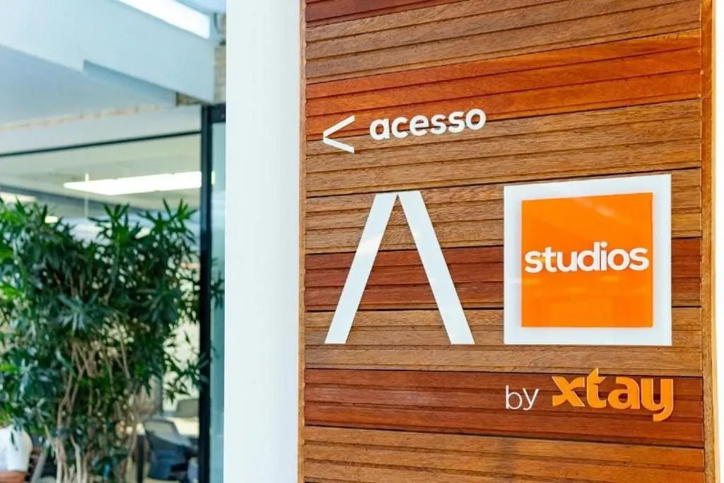 Lobby or reception in Atrium Studios by Xtay - Conforto em Palhoça, a poucos metros da praia