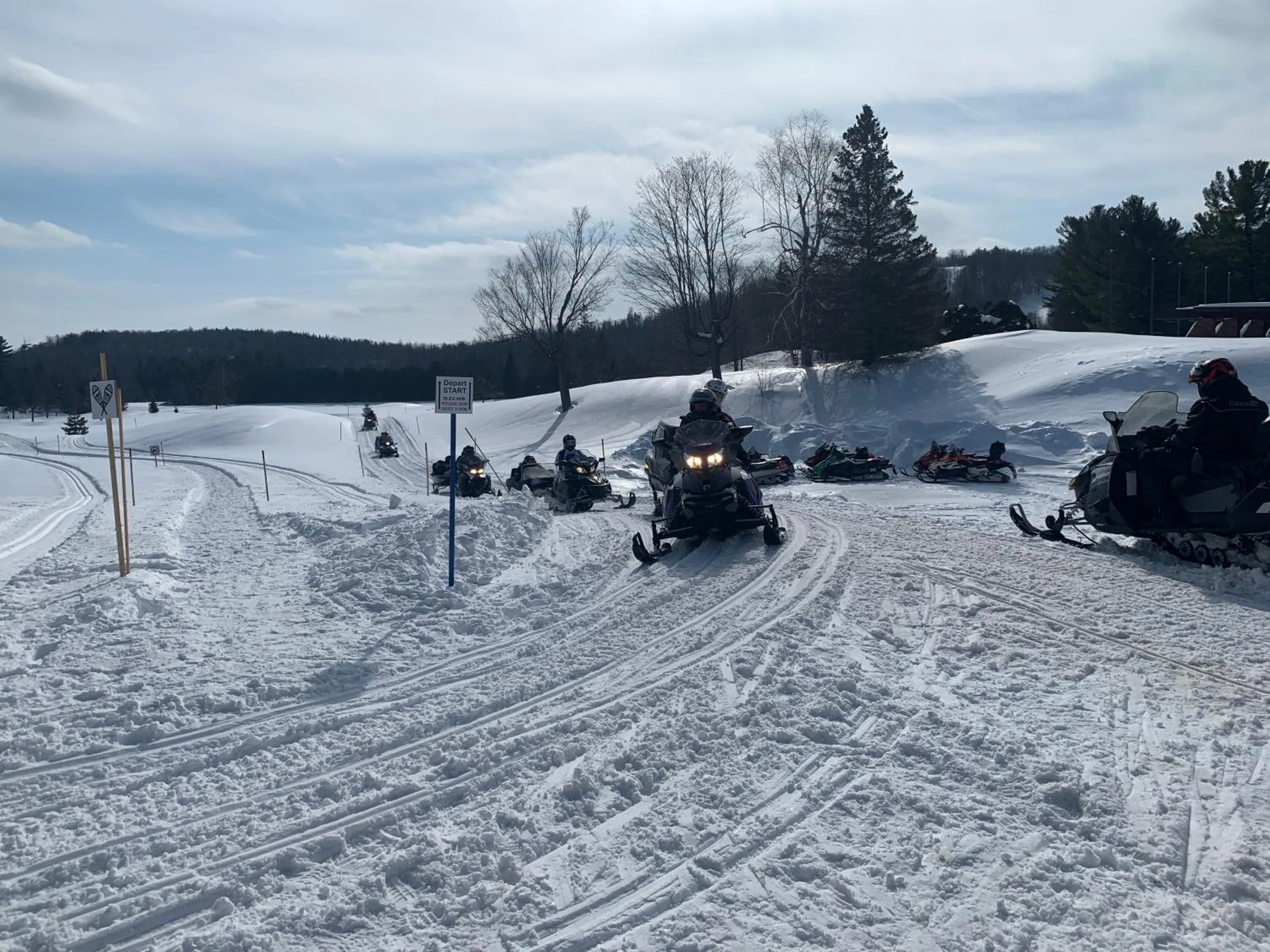 Winter in Hôtel et Centre de Villégiature Lac Carling