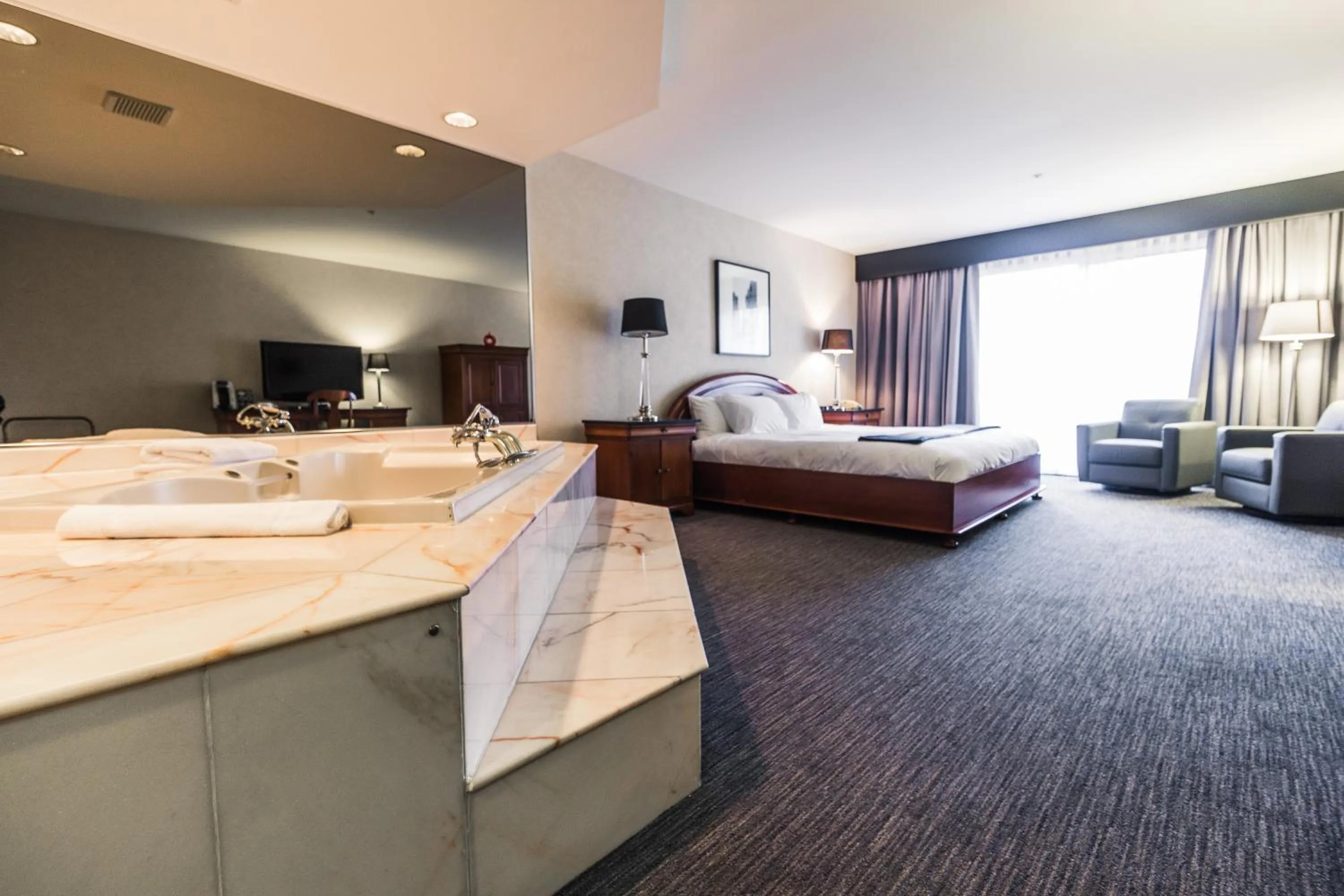 Seating area in Hôtel et Centre de Villégiature Lac Carling