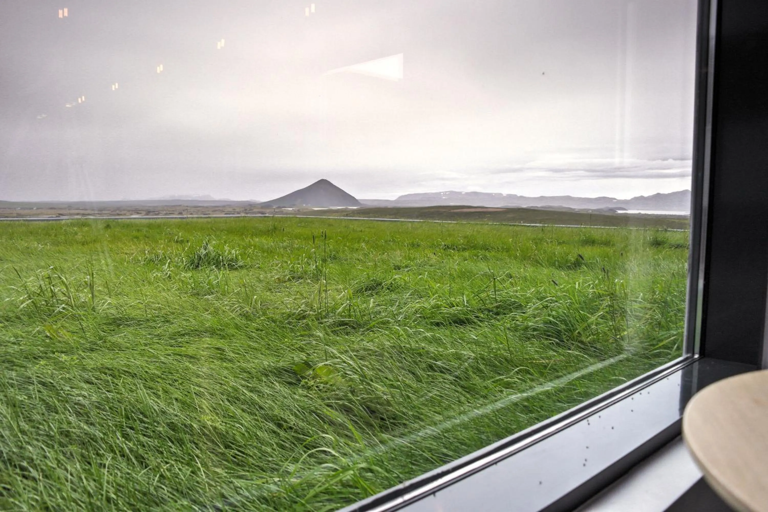 Lake view in Hótel Laxá