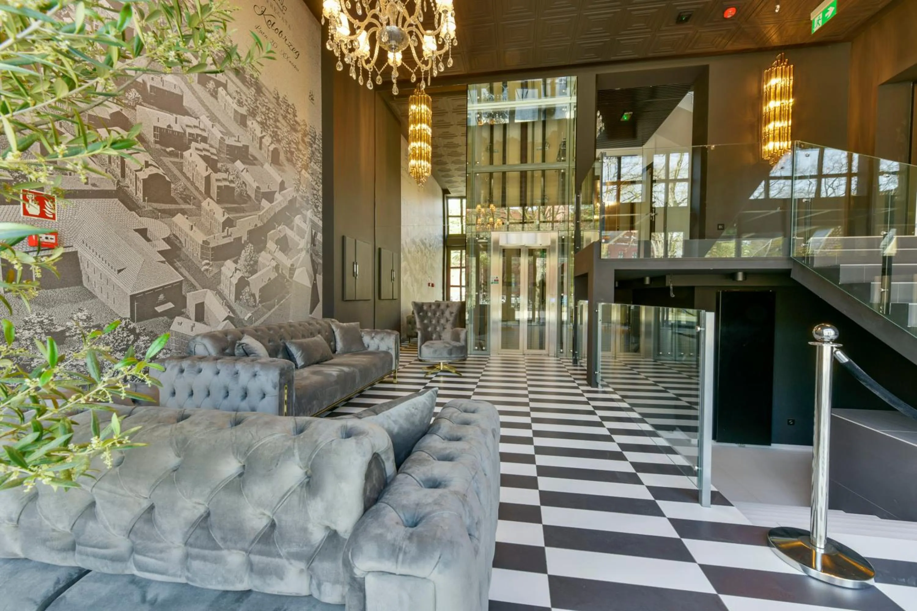 Lobby or reception in Fregata Kołobrzeg