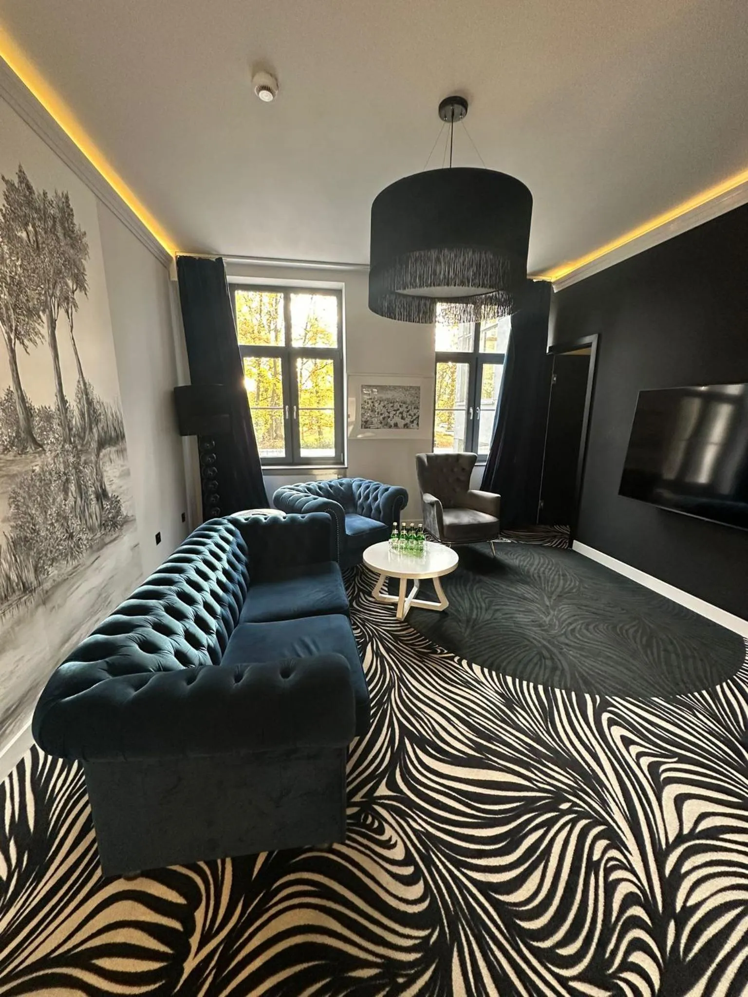 Communal lounge/ TV room in Fregata Kołobrzeg