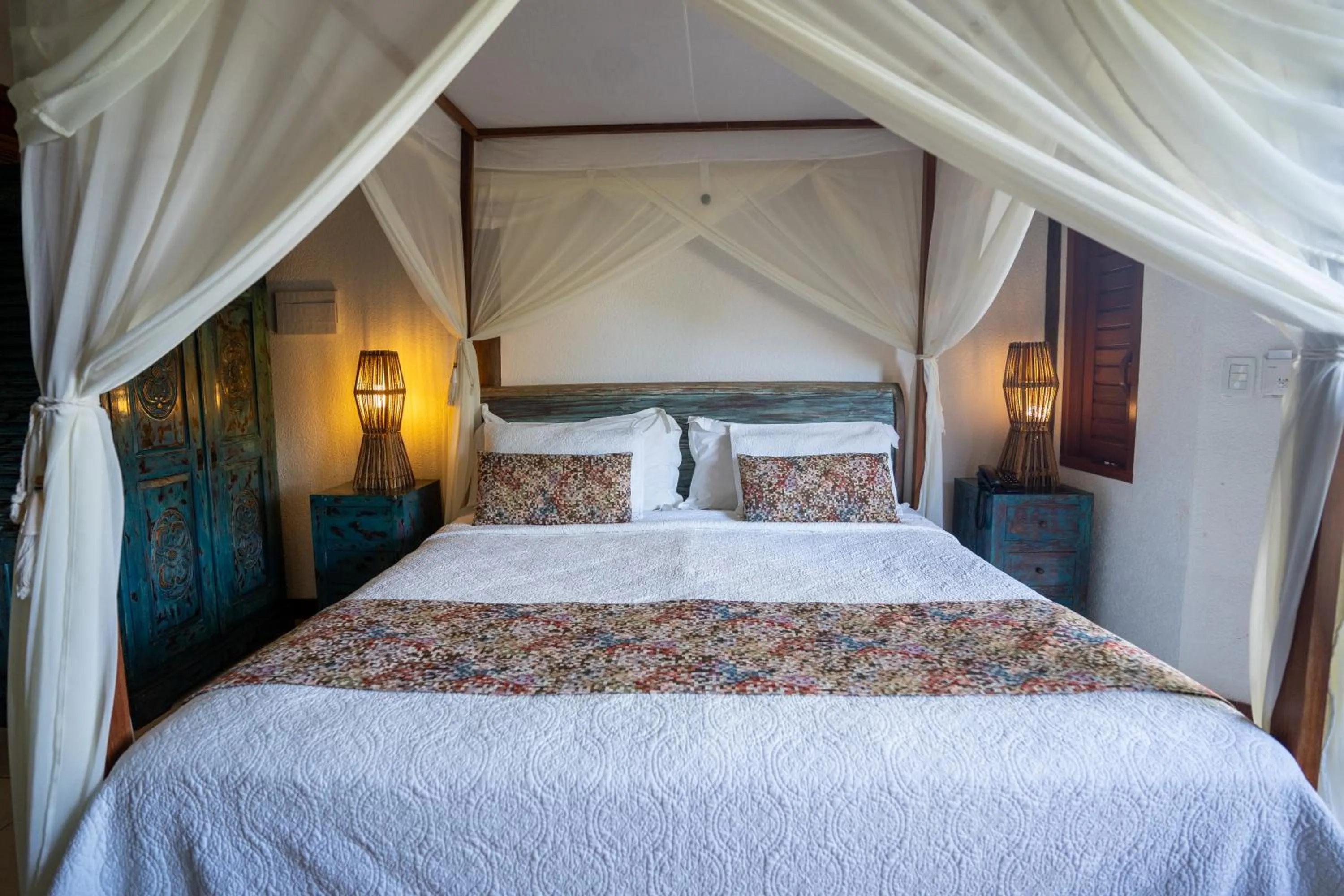 Bed in Hotel Villa Balidendê