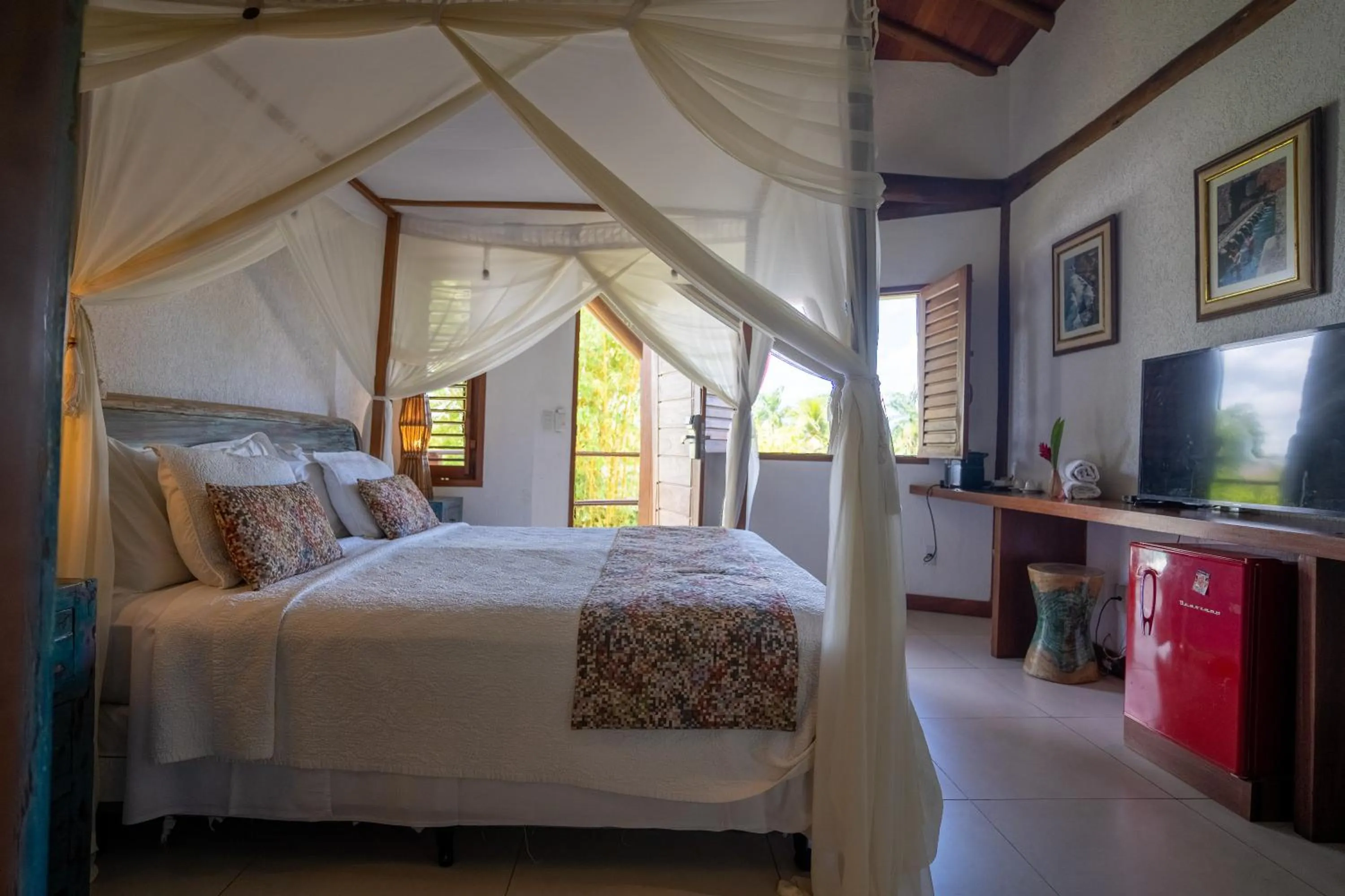 Bed in Hotel Villa Balidendê