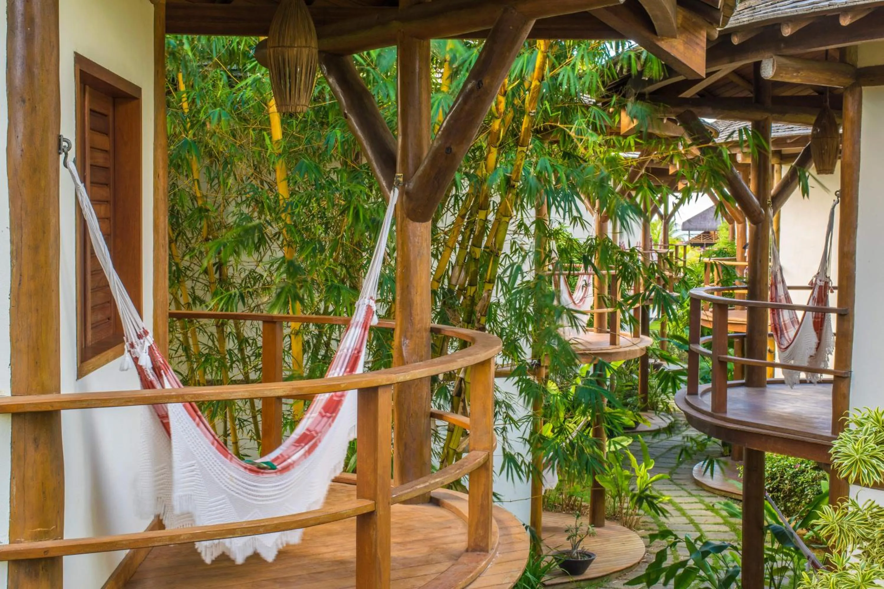 Patio in Hotel Villa Balidendê