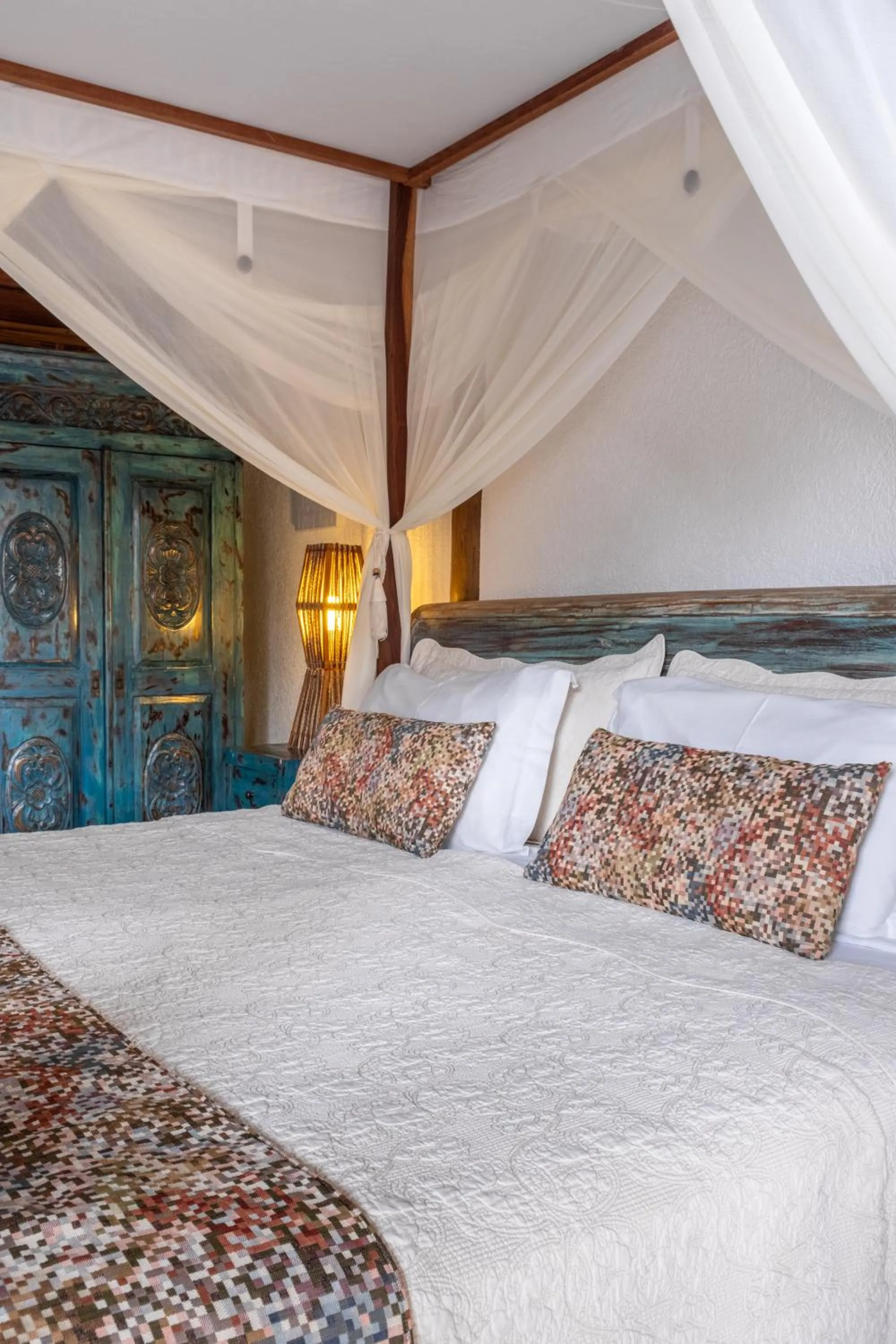 Bed in Hotel Villa Balidendê