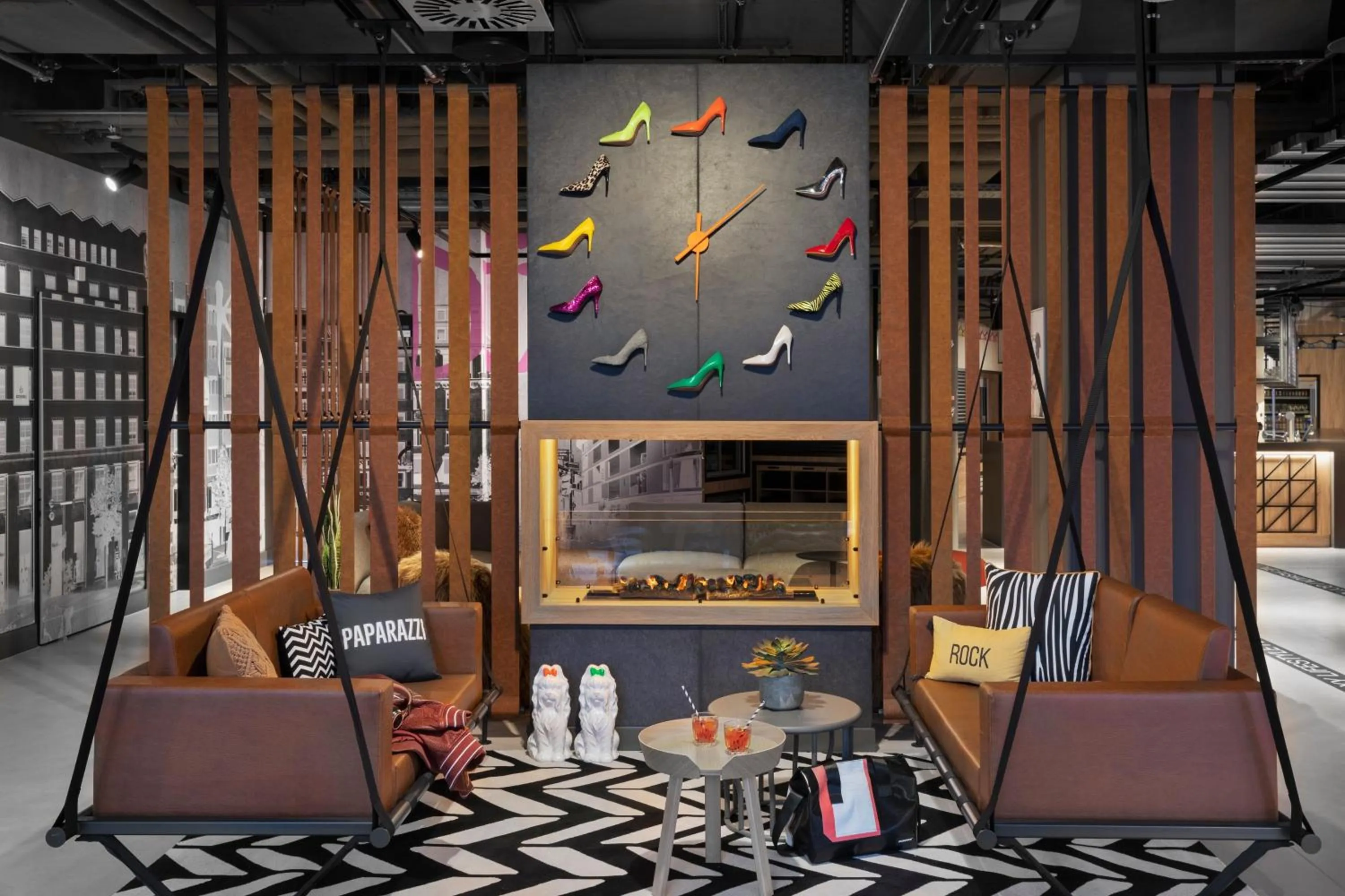 Lobby or reception in Moxy Duesseldorf City