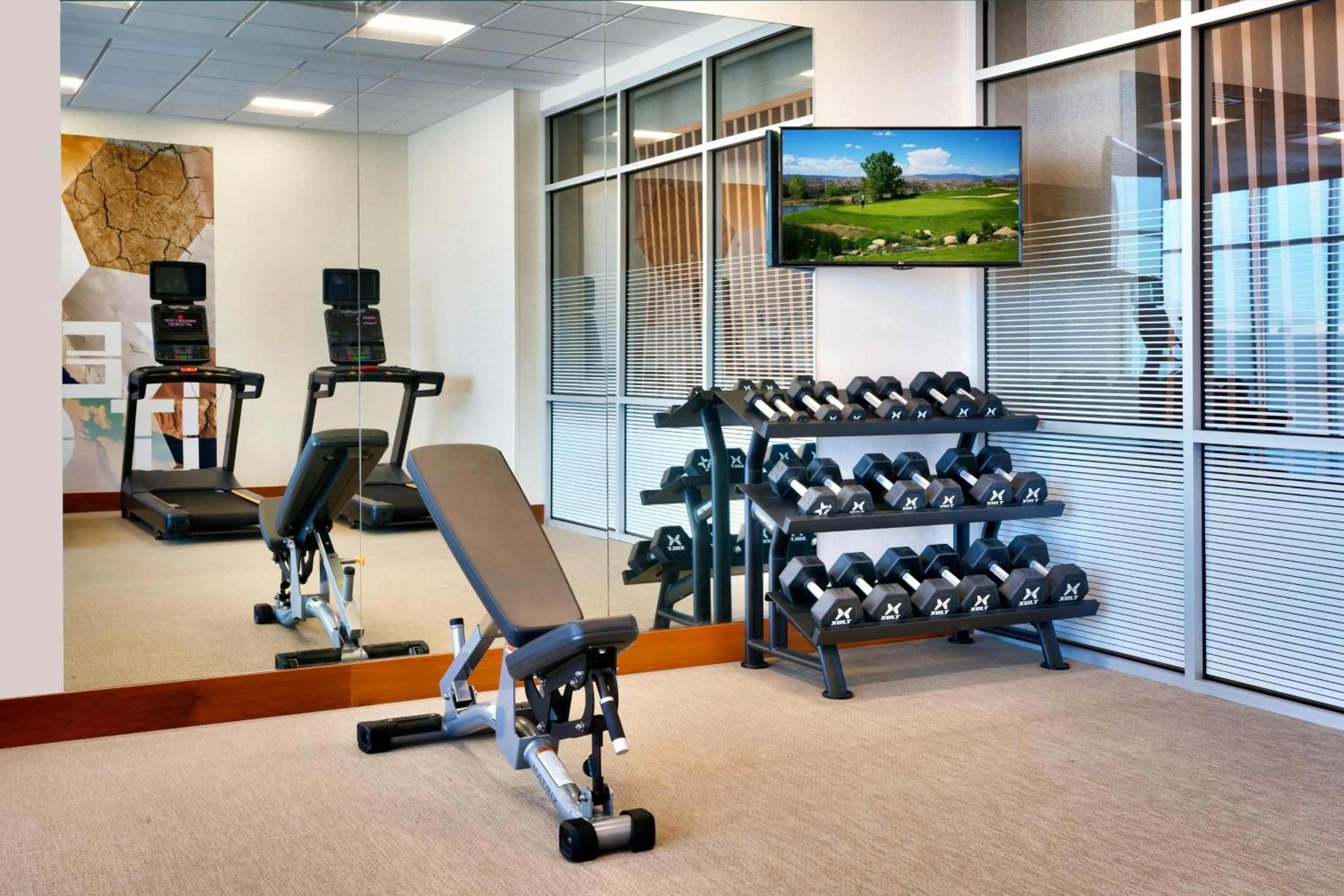 Fitness centre/facilities in SpringHill Suites by Marriott Cottonwood
