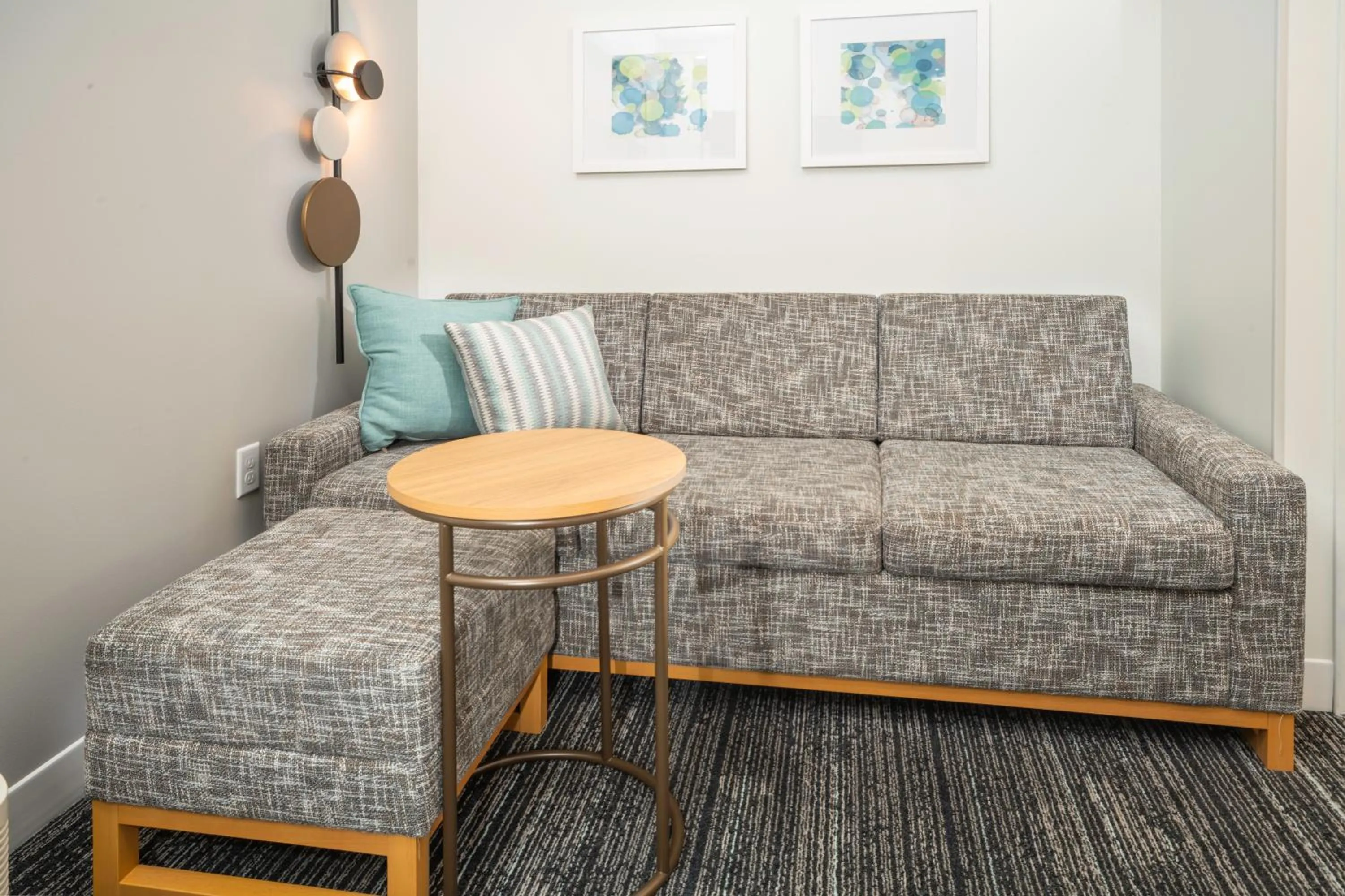 Seating area in TownePlace Suites by Marriott Louisville Downtown