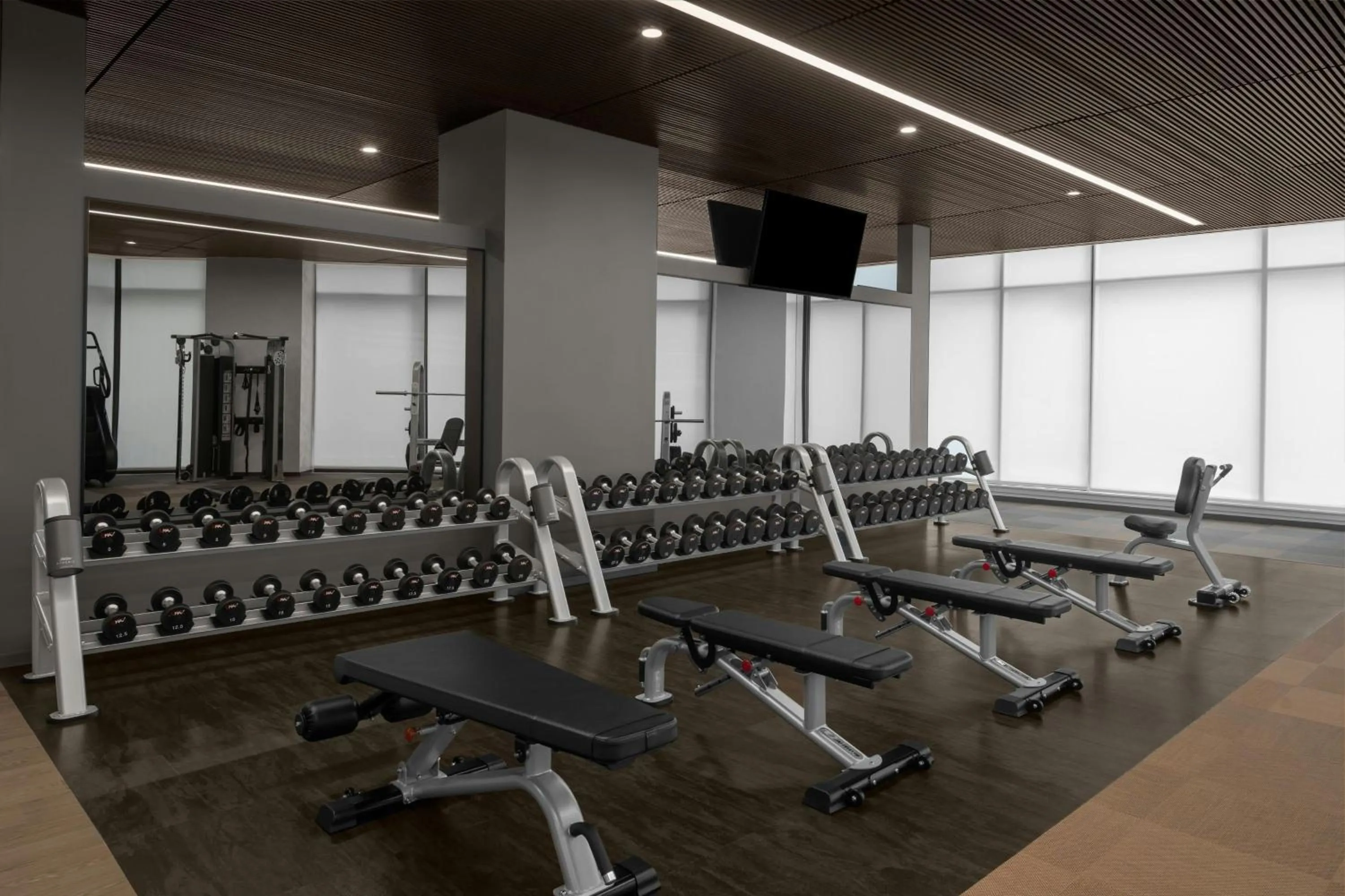 Fitness centre/facilities in AC Hotel by Marriott Washington DC Capitol Hill Navy Yard