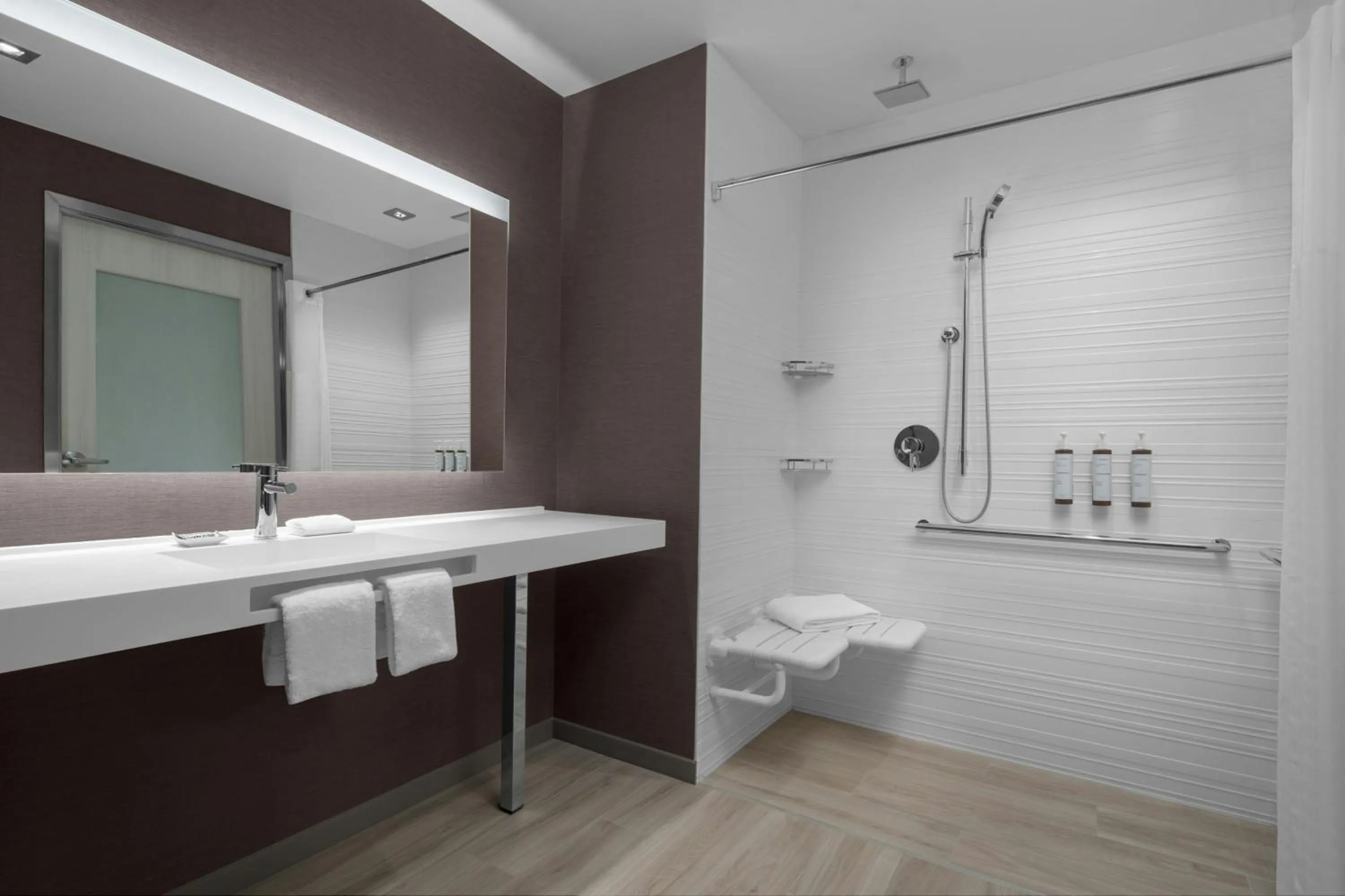 Bathroom in AC Hotel by Marriott Washington DC Capitol Hill Navy Yard